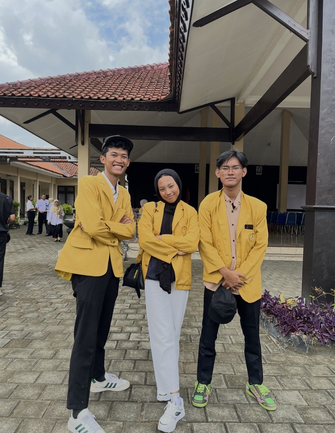 Menghadiri penerimaan mahasiswa kkn di kecamatan kesugihan kabupaten cilacap