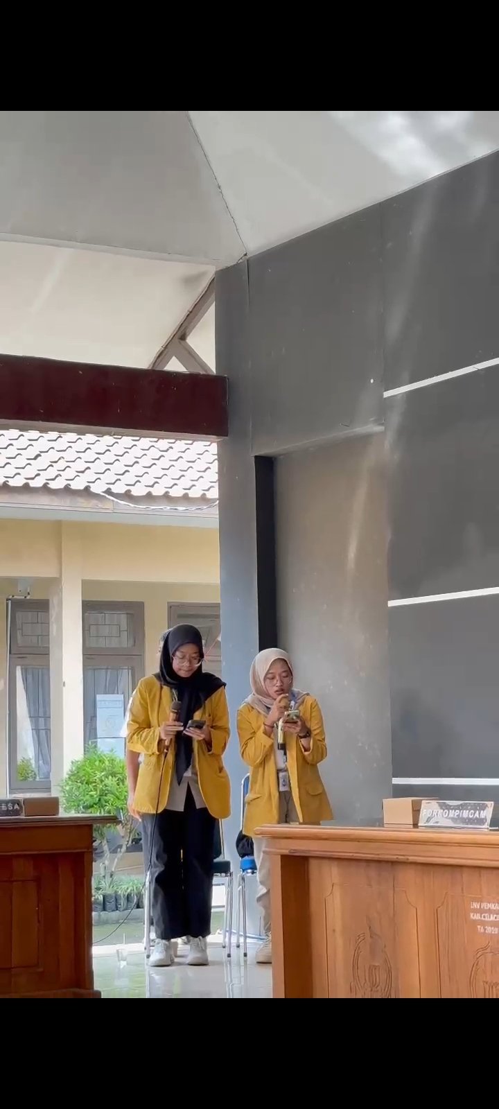 Penerimaan mahasiswa KKN Kecamatan Kesugihan