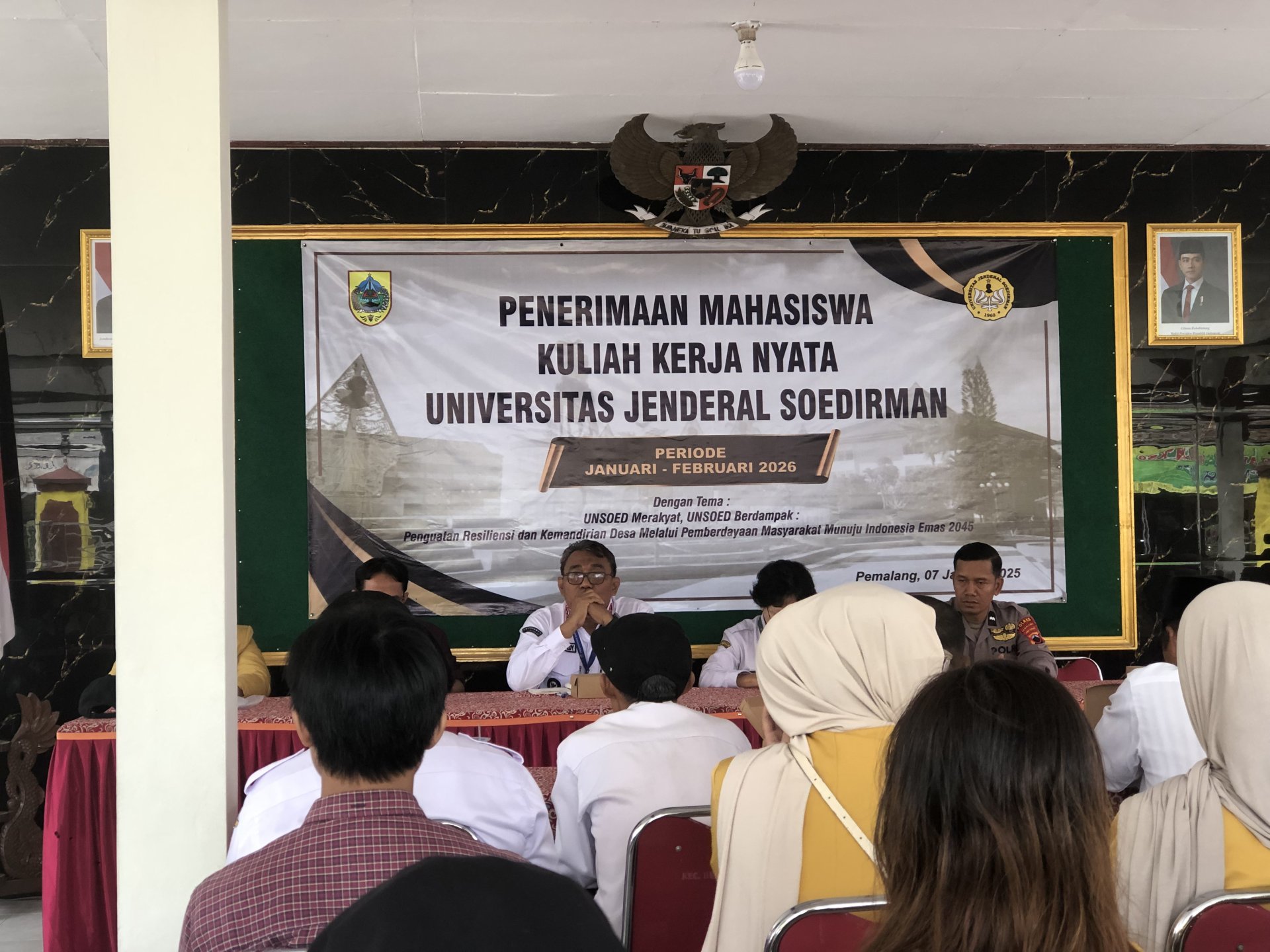 Penerimaan Mahasiswa KKN Kabupaten Pemalang
