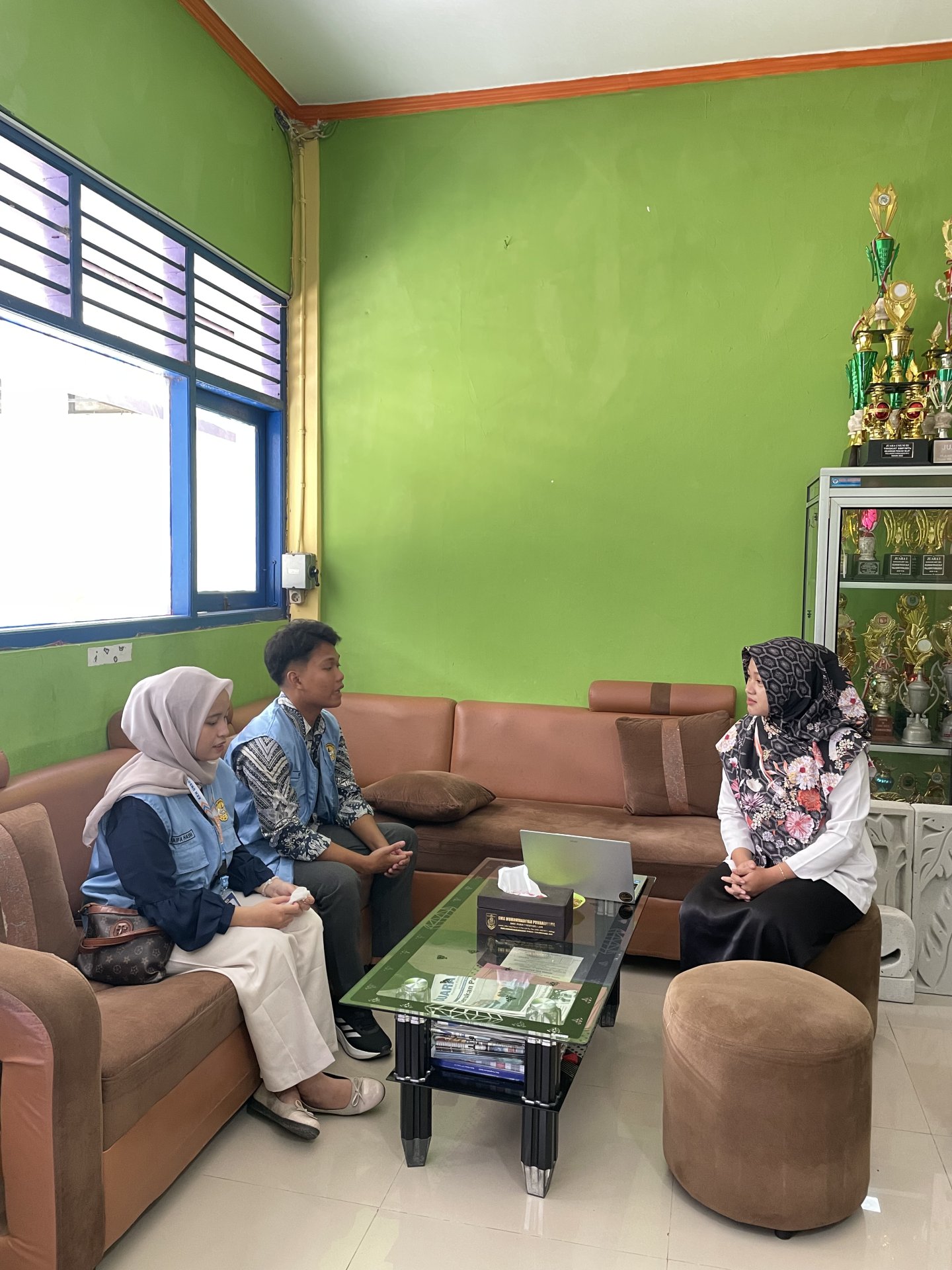 kunjungan  ke pihak sekolah SMP Muhammadiyah