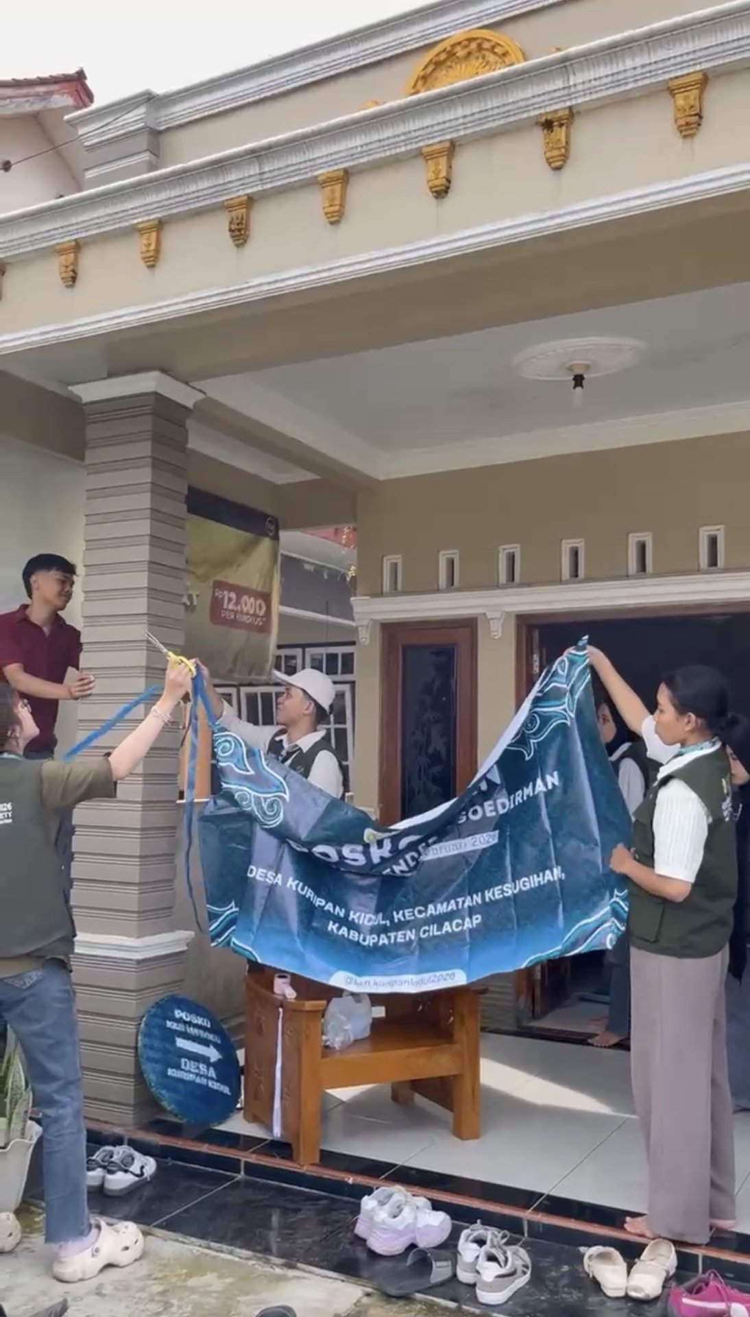 Pemasangan Bener Posko