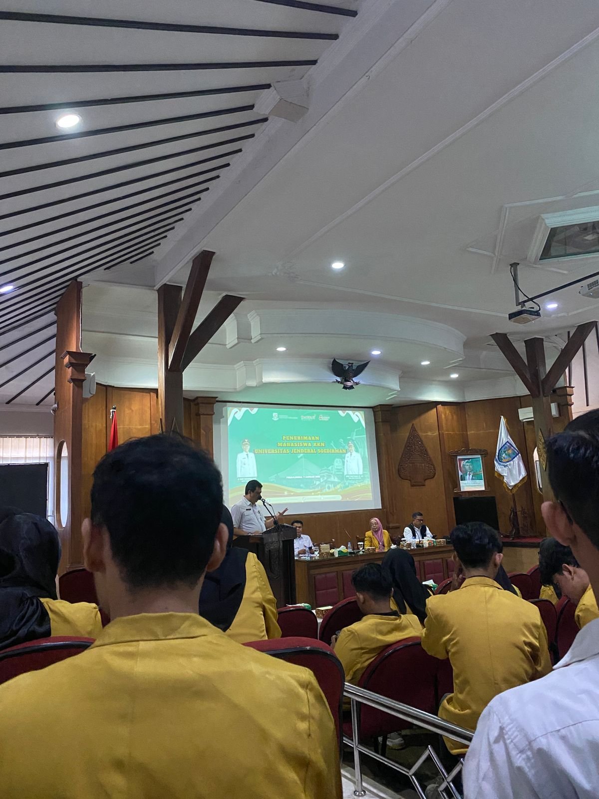 Penerimaan Mahasiswa KKN Universitas Jenderal Soedirman di Kabupaten Purbalingga