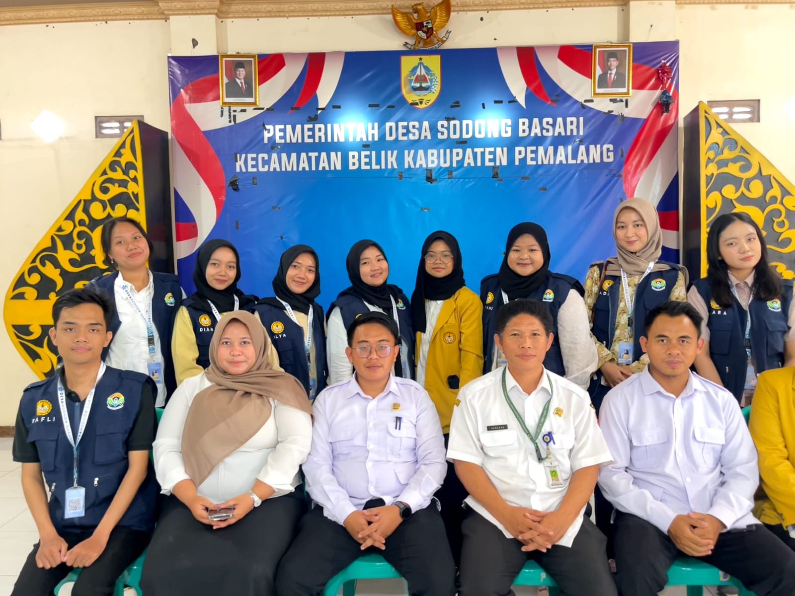 Pemaparan dan diskusi proker dengan penerintah desa sodong basari