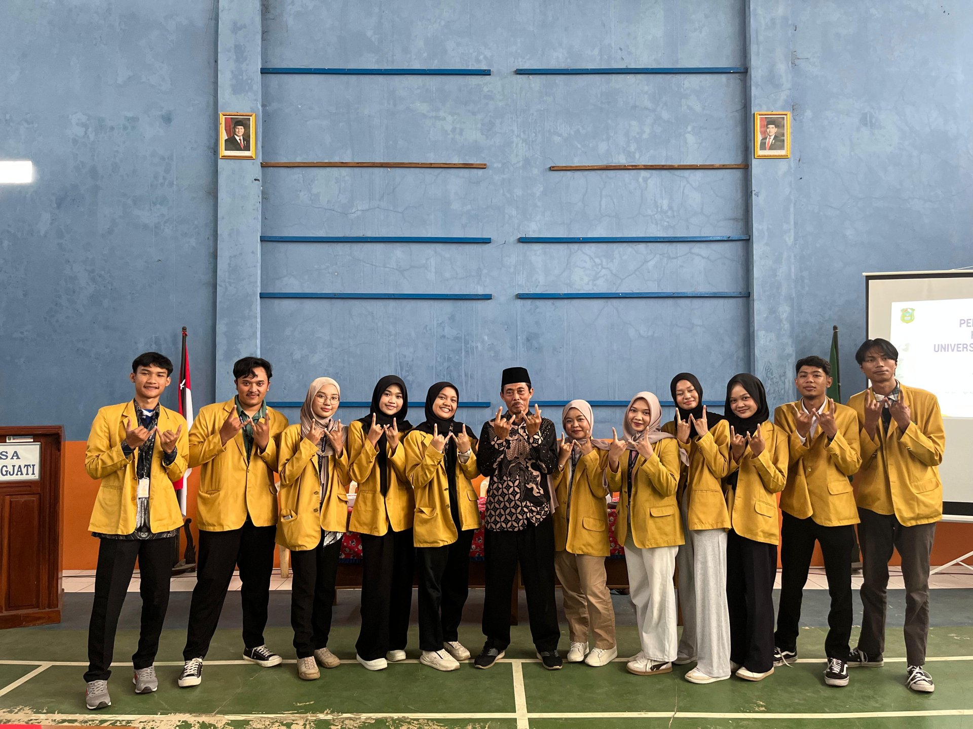 Upacara penerimaan mahasiswa KKN Unsoed Kabupaten Banjarnegara