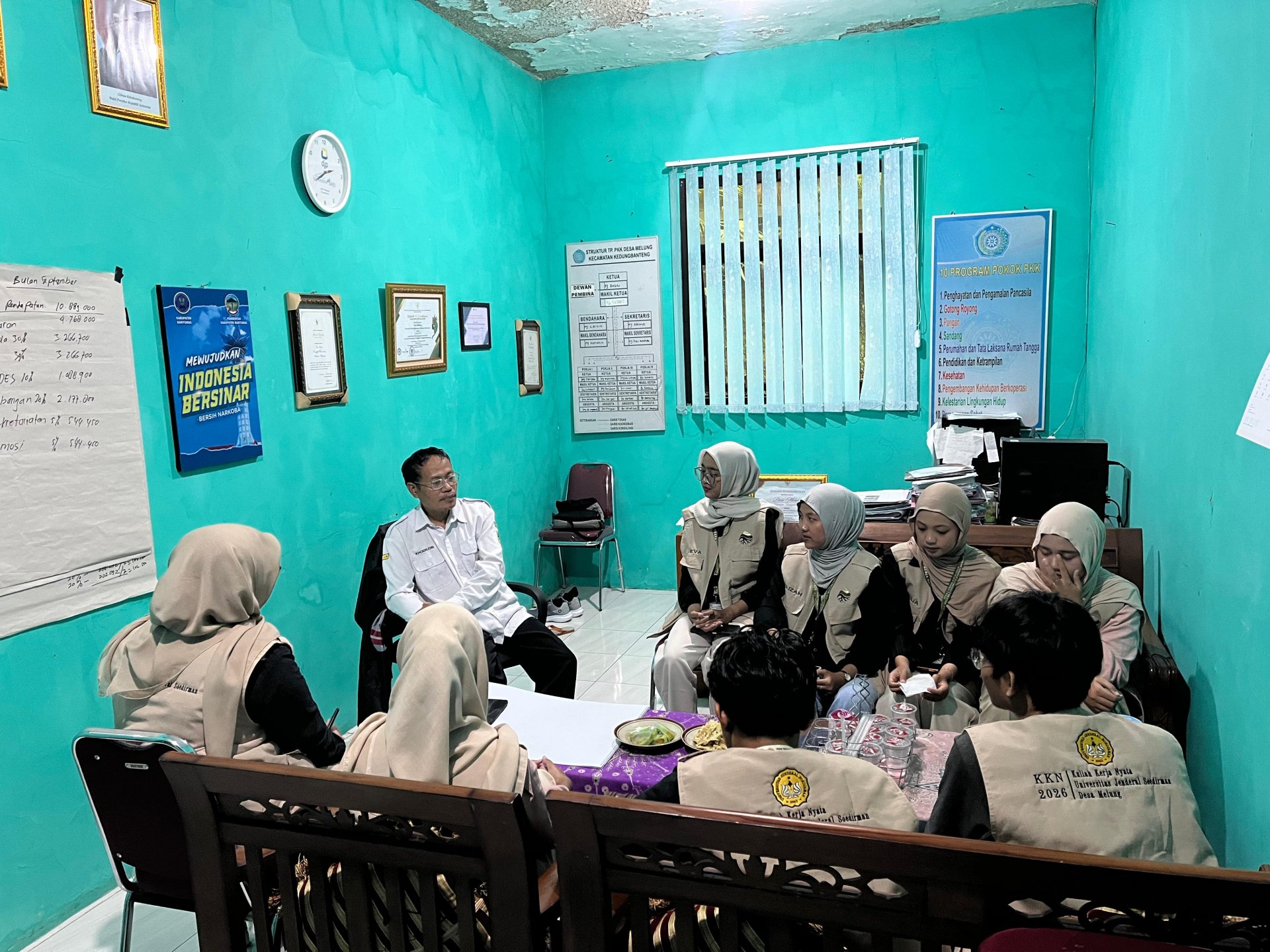 Koordinasi dengan Kepala Desa