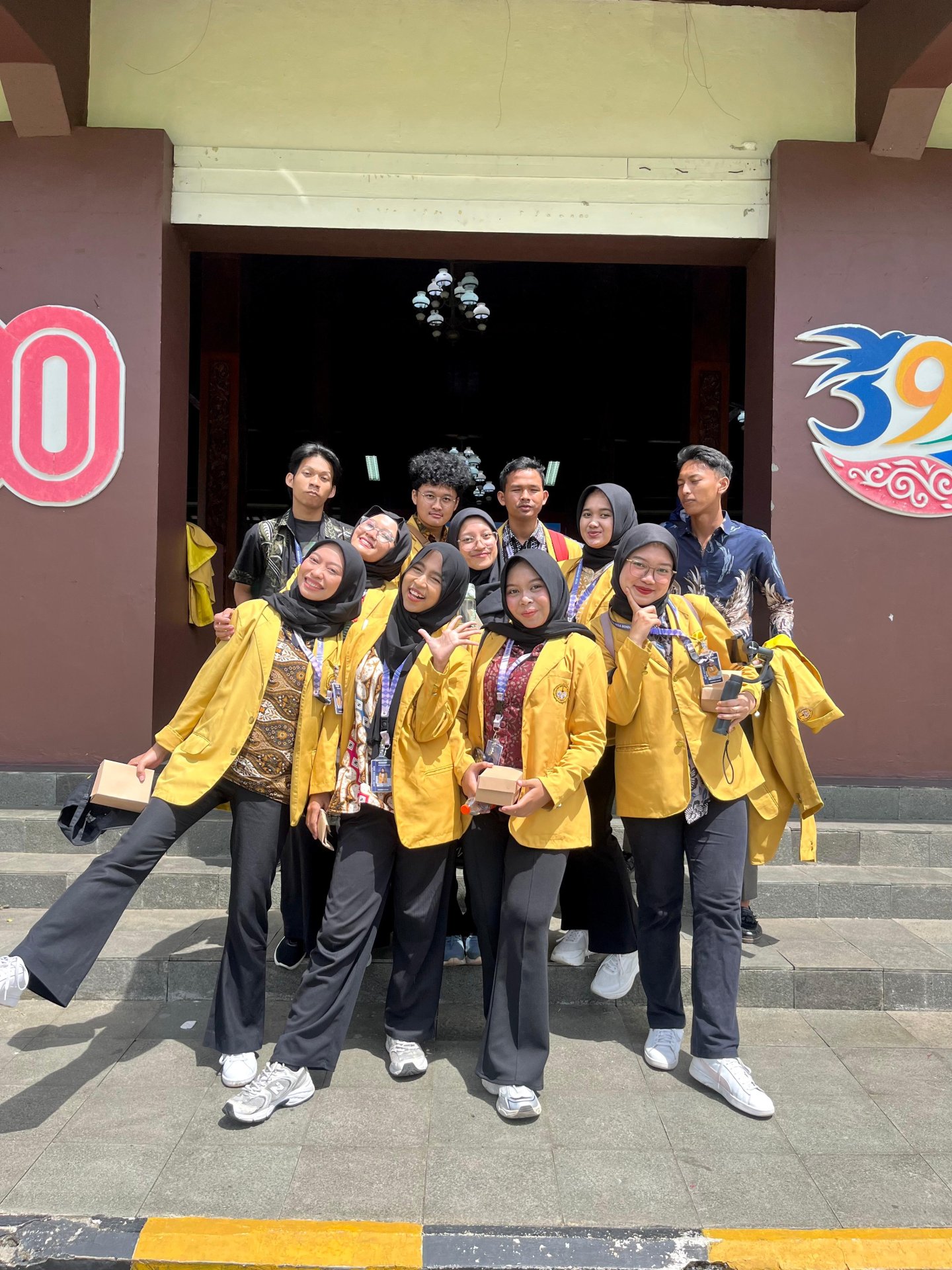 Penerimaan Mahasiswa KKN di Kabupaten Kebumen dan Pemasangan Banner KKN