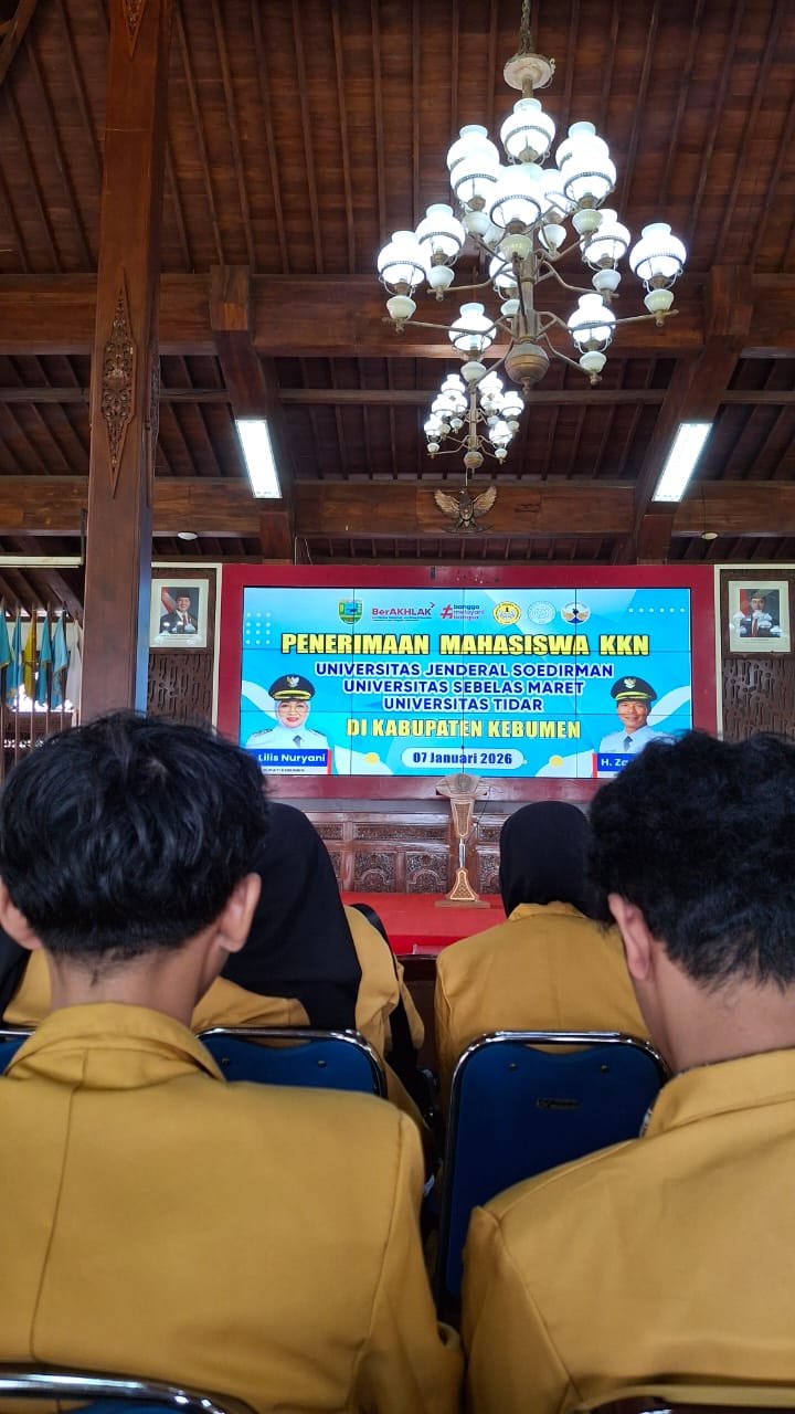 Day 1 Penerimaan Mahasiswa di Pendopo Kabumian Kab. Kebumen