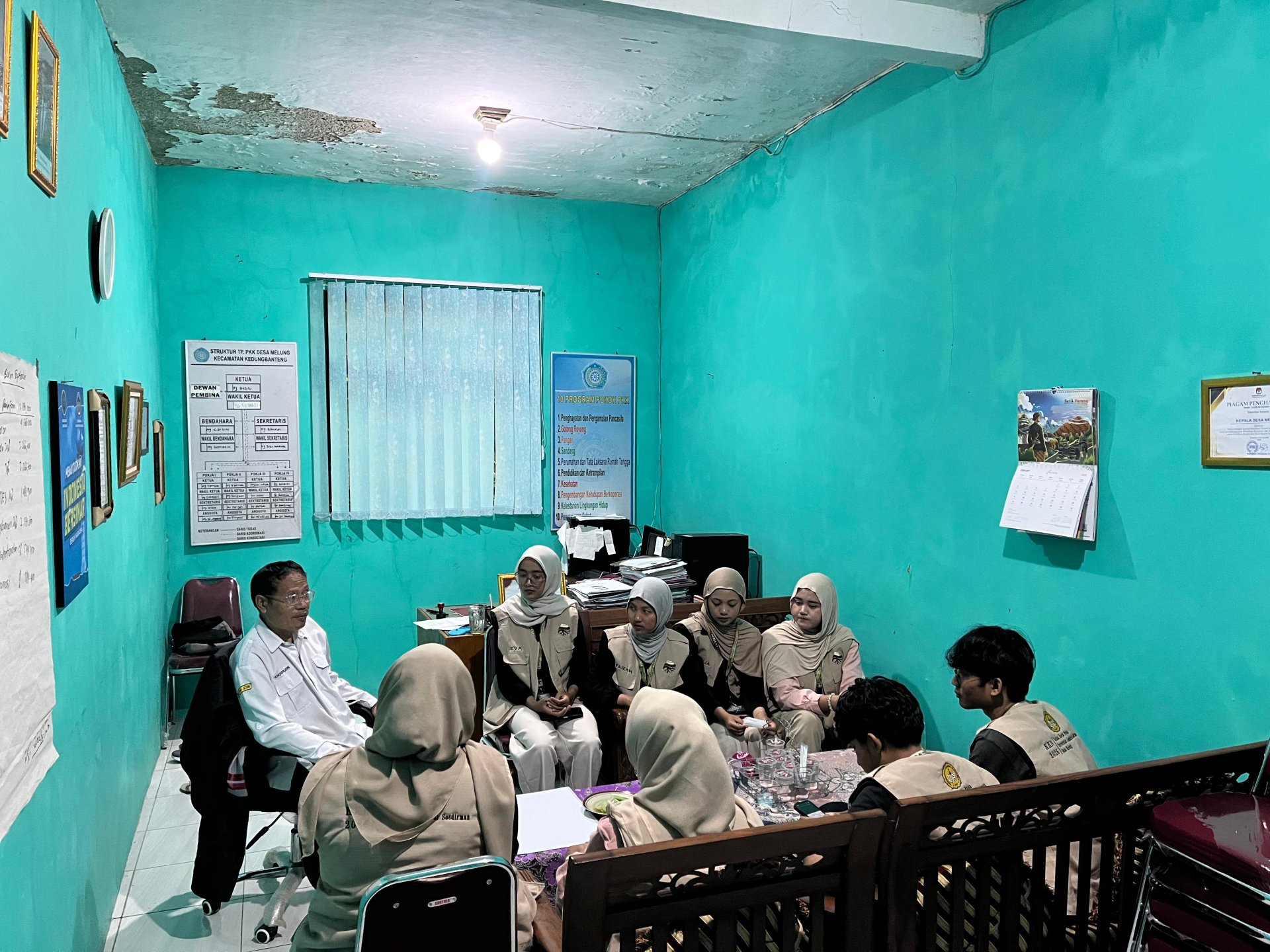 Koordinasi dengan Kepala Desa