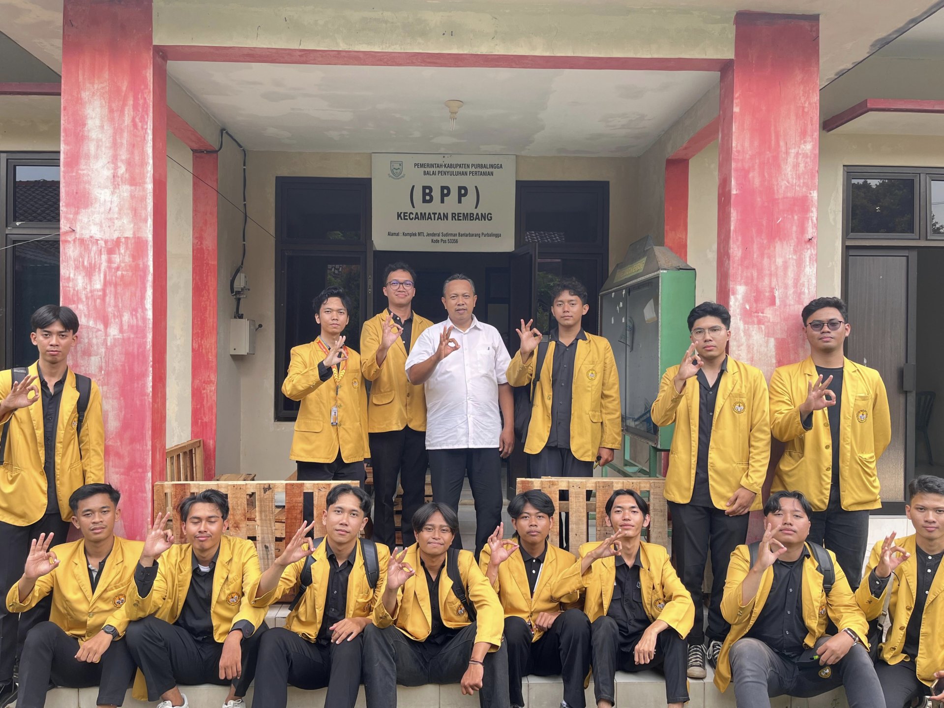 SILATURAHMI KUNJUNGAN MAHASISWA KKN DI BPP KECAMTAN REMBANG