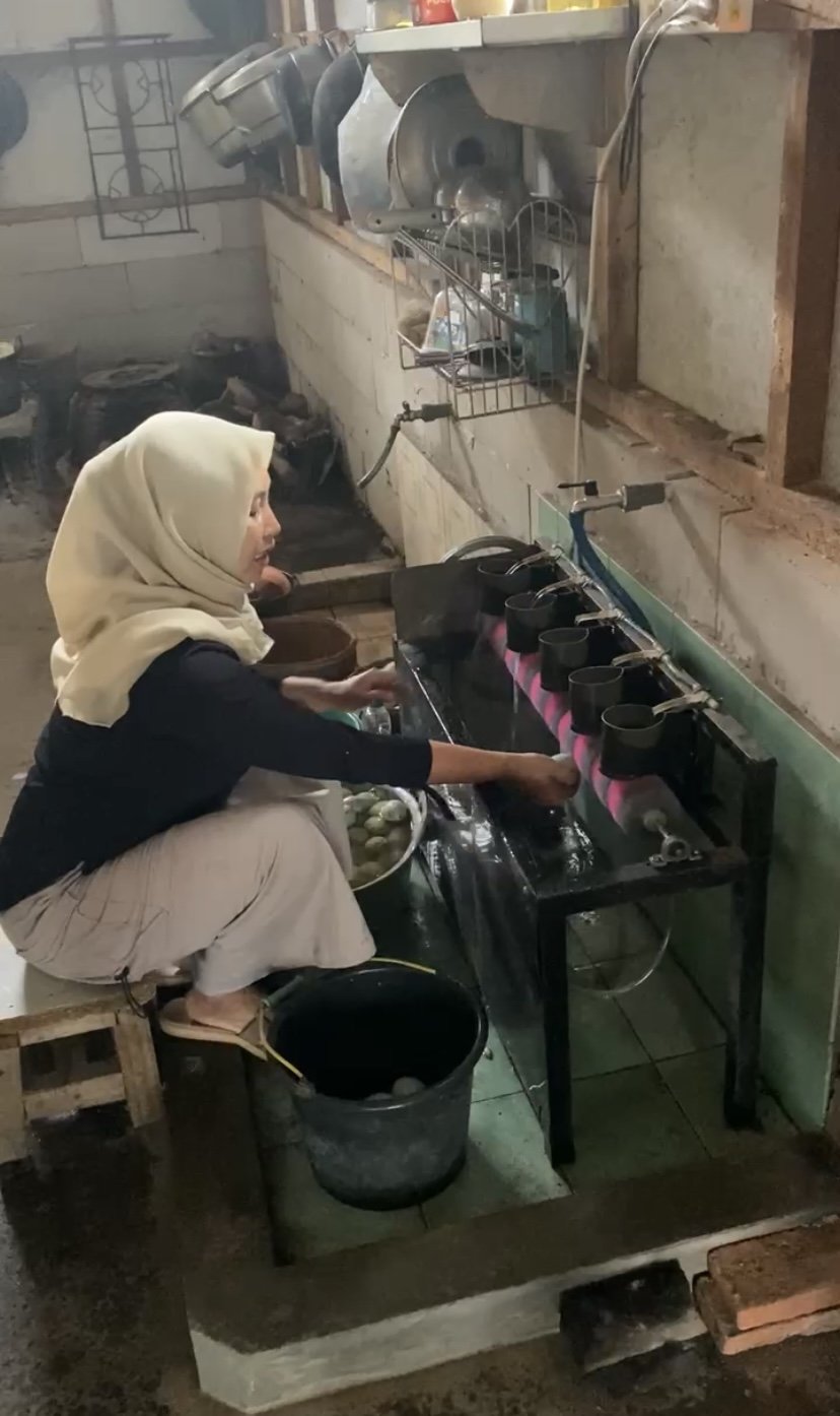 Survei umkm telur asin dusun 1 desa kuripan kidul