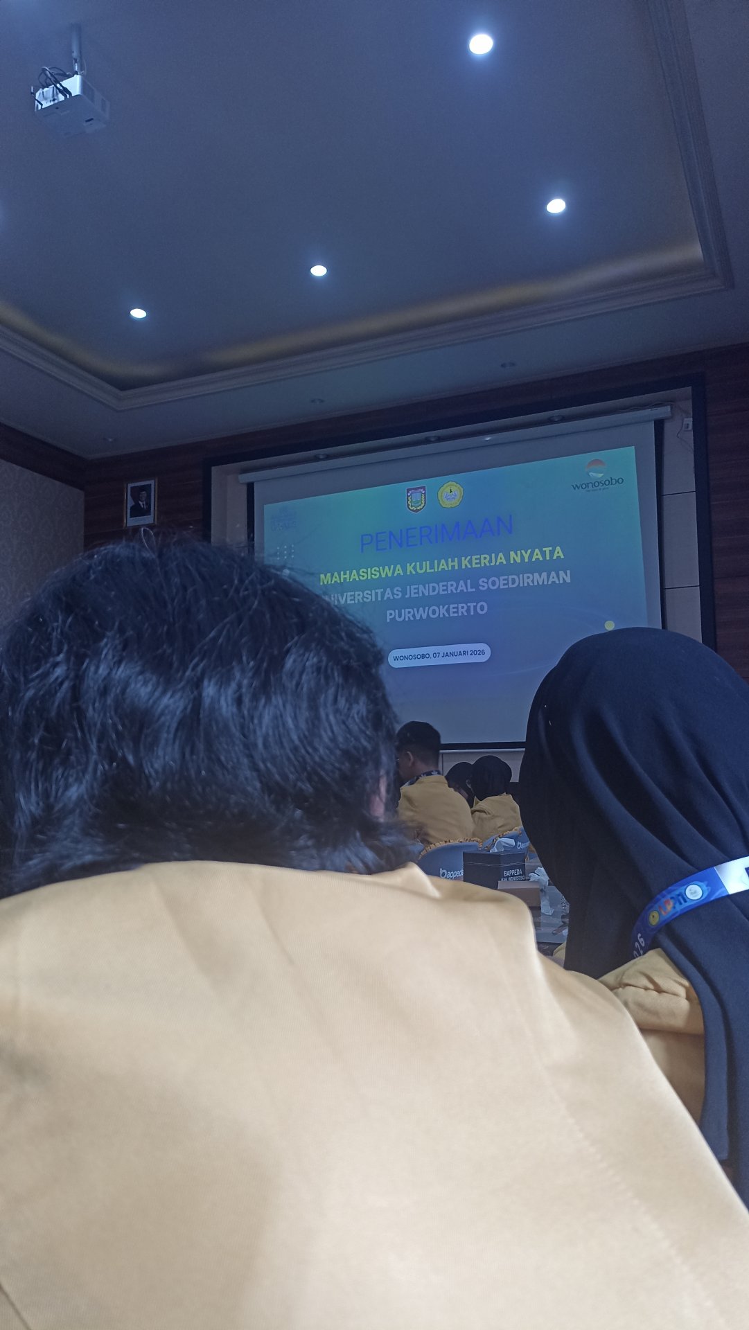 Day 1 Penerimaan Mahasiswa KKN di Bapedda Wonosobo