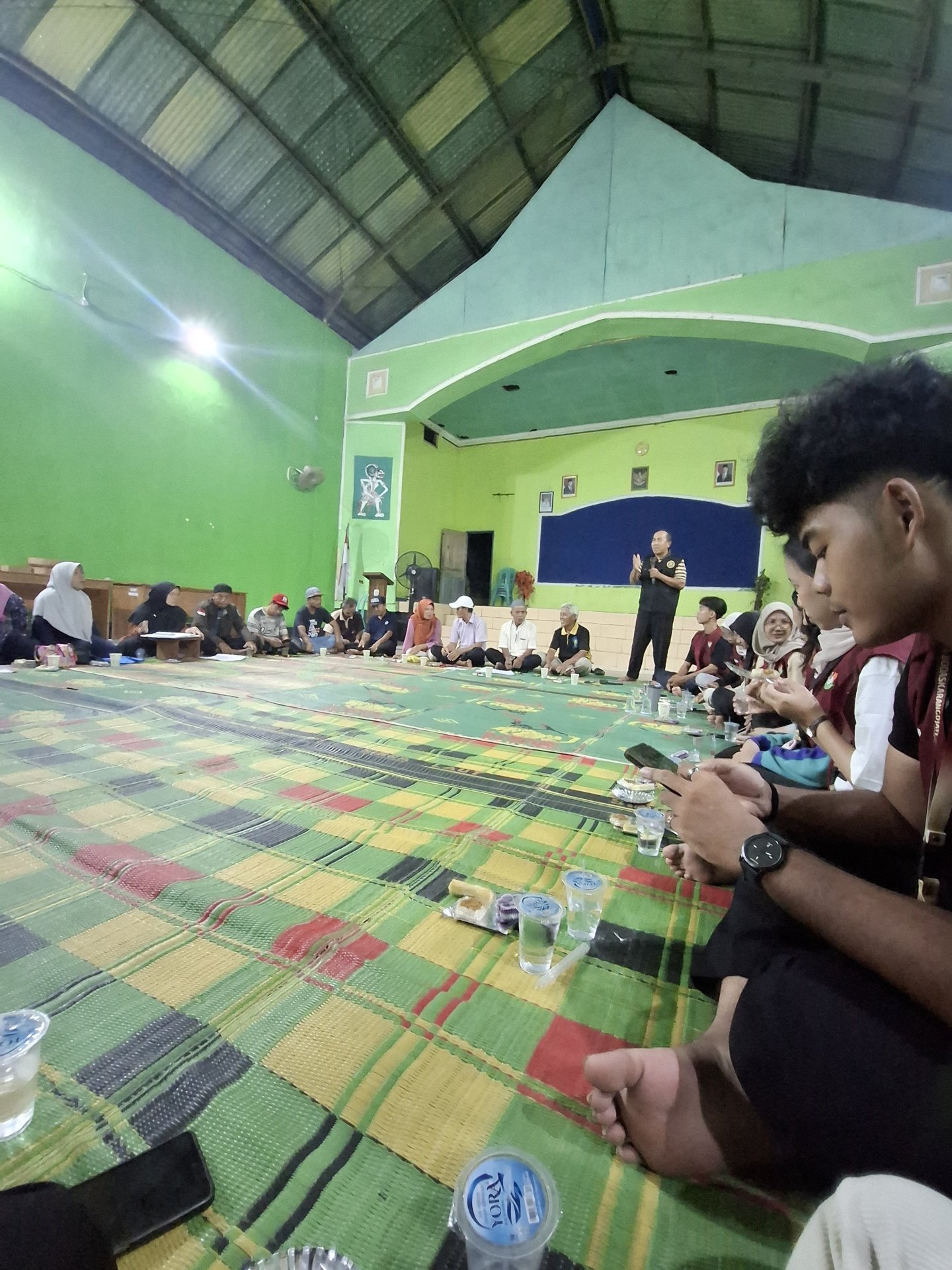 Sowan Bersama Bapak Kades, RT, RW, Kelompok Tani di Balai Desa Bodaskarangjati