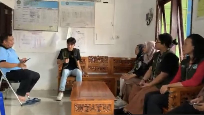 Koordinasi dengan Lurah Wadaslintang