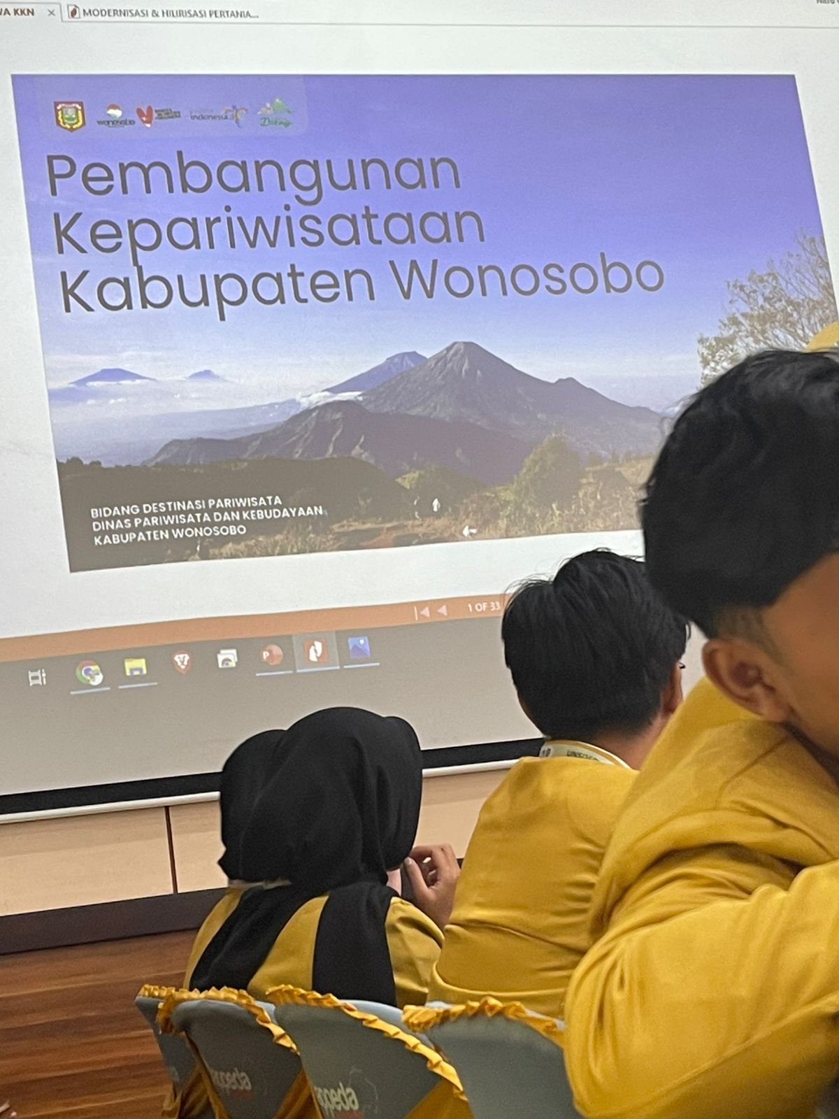 Day 1 - Penerimaan Mahasiswa KKN Wonosobo di Bappeda