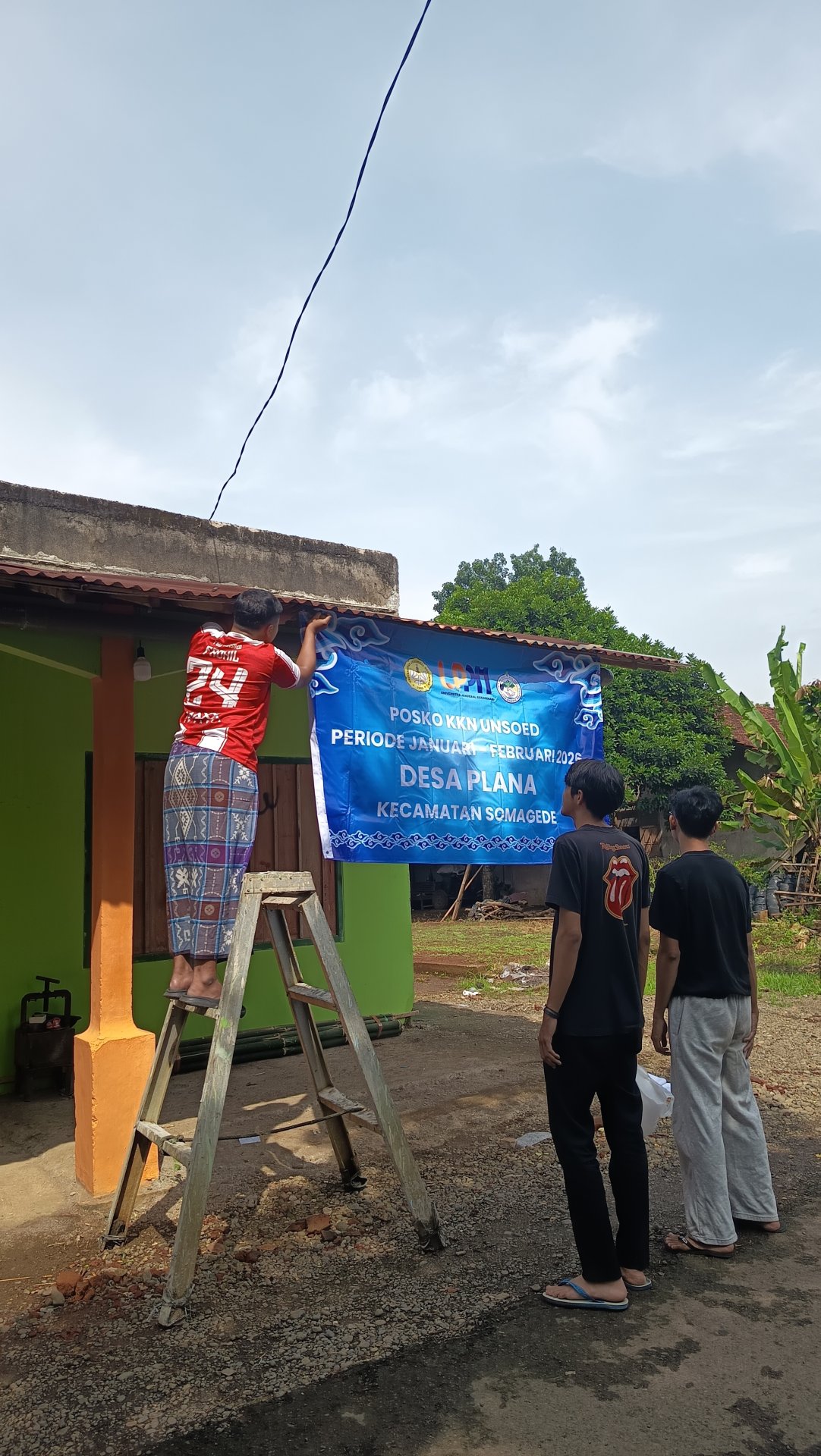 Kegiatan di desa Plana pada hari pertama