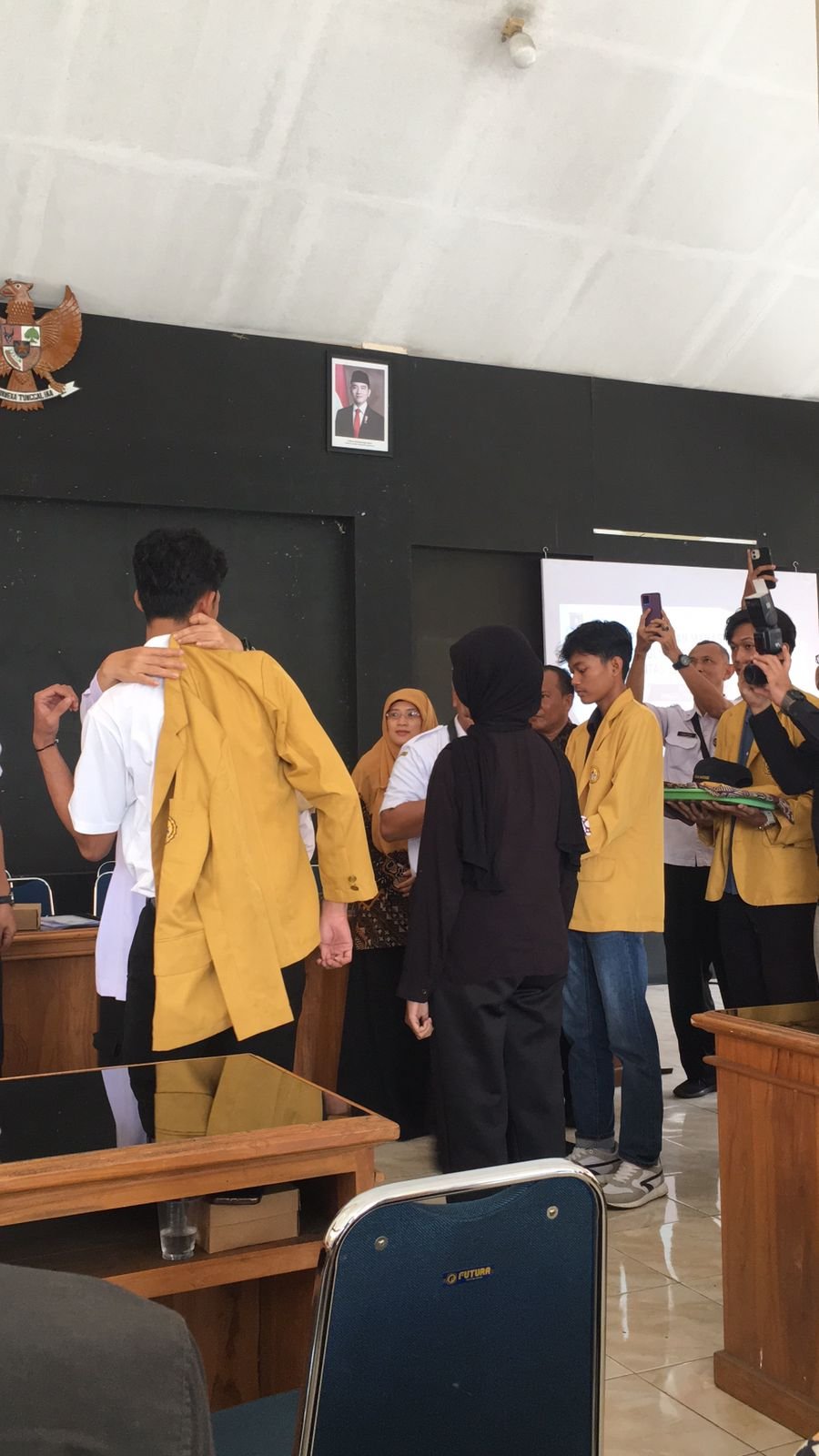 Upacara Penerimaan Mahasiswa KKN Kabupaten Cilacap