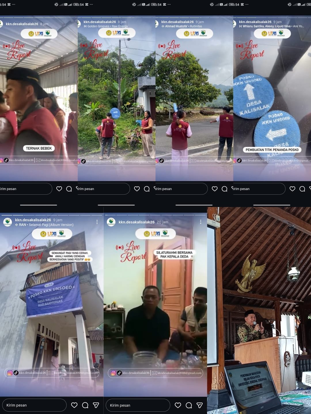 KKN HARI PERTAMA DI DESA KALISALAK