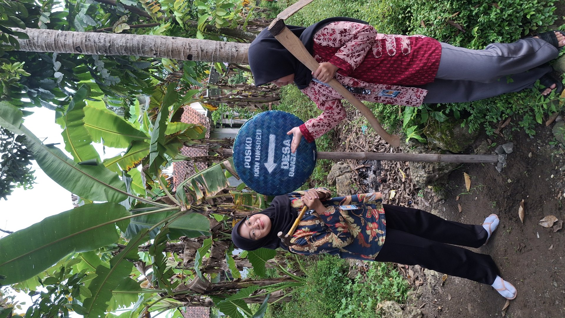 Pemasangan Banner Posko dan Tampah Arah Penunjuk Jalan