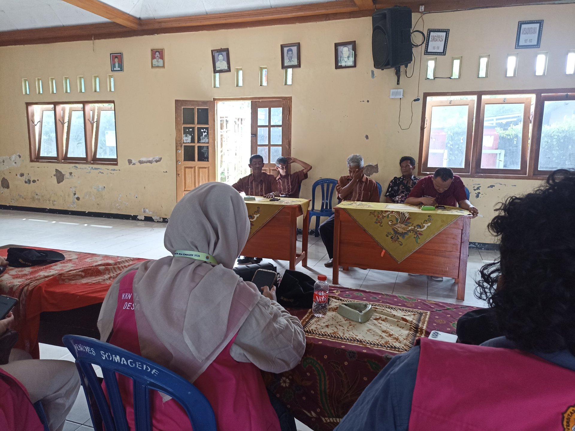 Penerimaan Mahasiswa KKN dari Pihak Desa Somagede