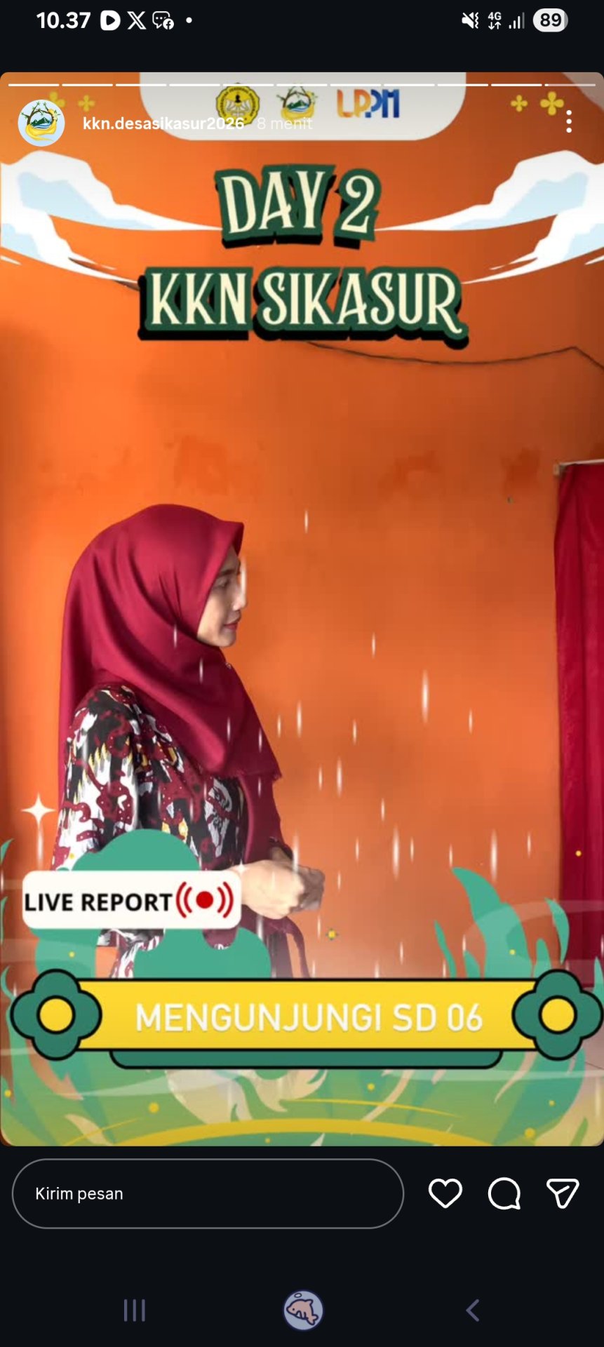 Kunjungan ke SD 6 Sikasur