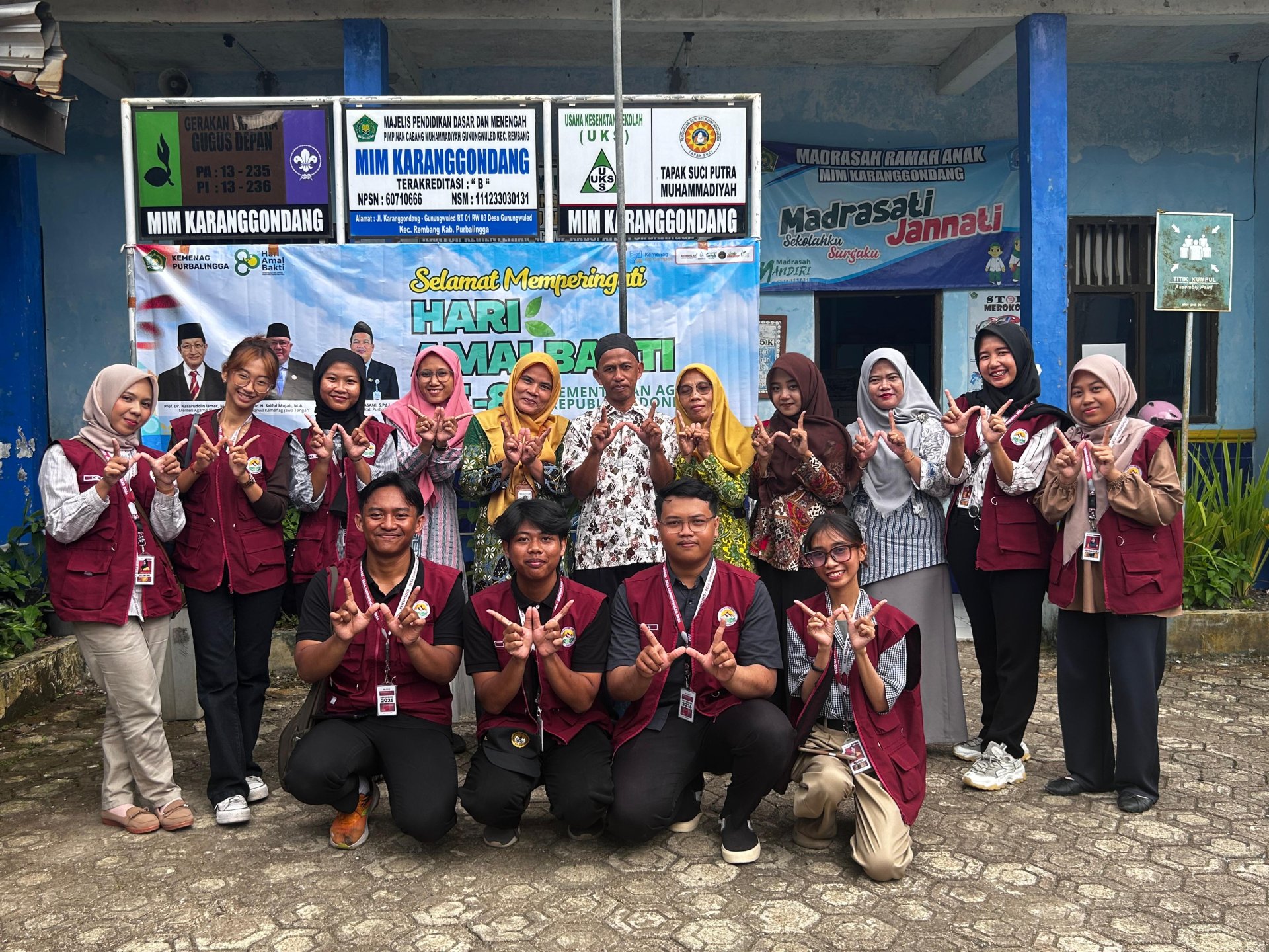 Silahturahmi Madrasah Ibtidaiyah Muhammadiyah (MIM) Desa Gunungwuled