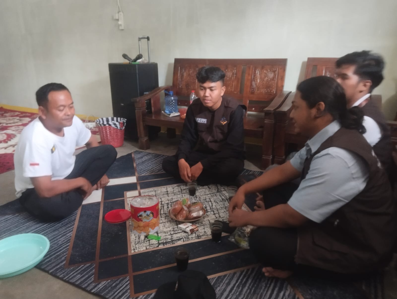 Kunjungan Ke Kediaman Ketua MASTANA (Masyarakat Tanggap Bencana) & Ketua BUMDes Desa Sirau