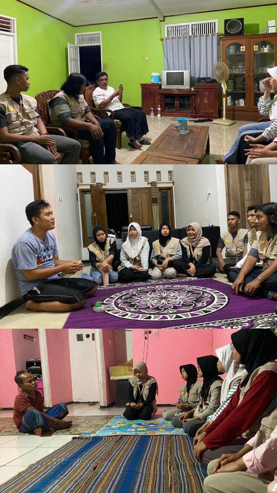 Mahasiswa KKN Desa Gumelem Kulon Lakukan Sowan dan Koordinasi Awal dengan Ketua RT di RW 01