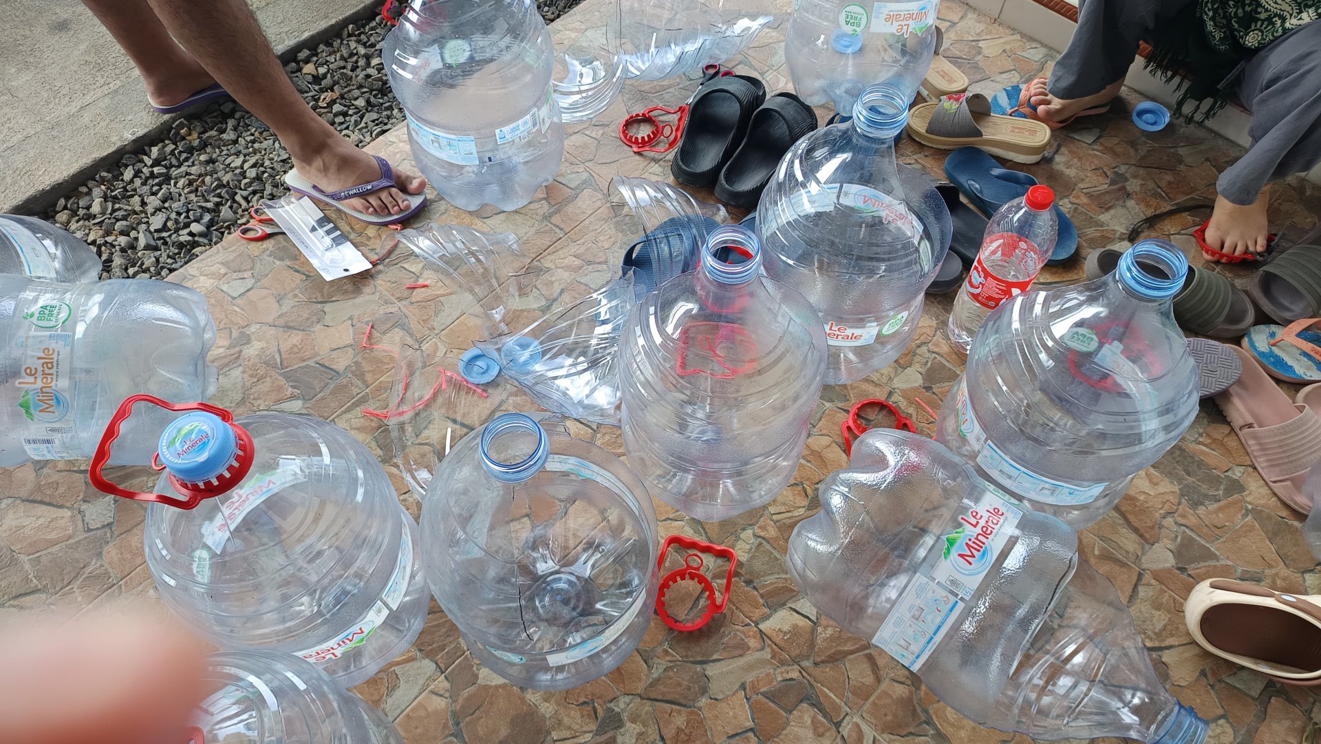 Persiapan alat dan bahan untuk intensifikasi pekarangan