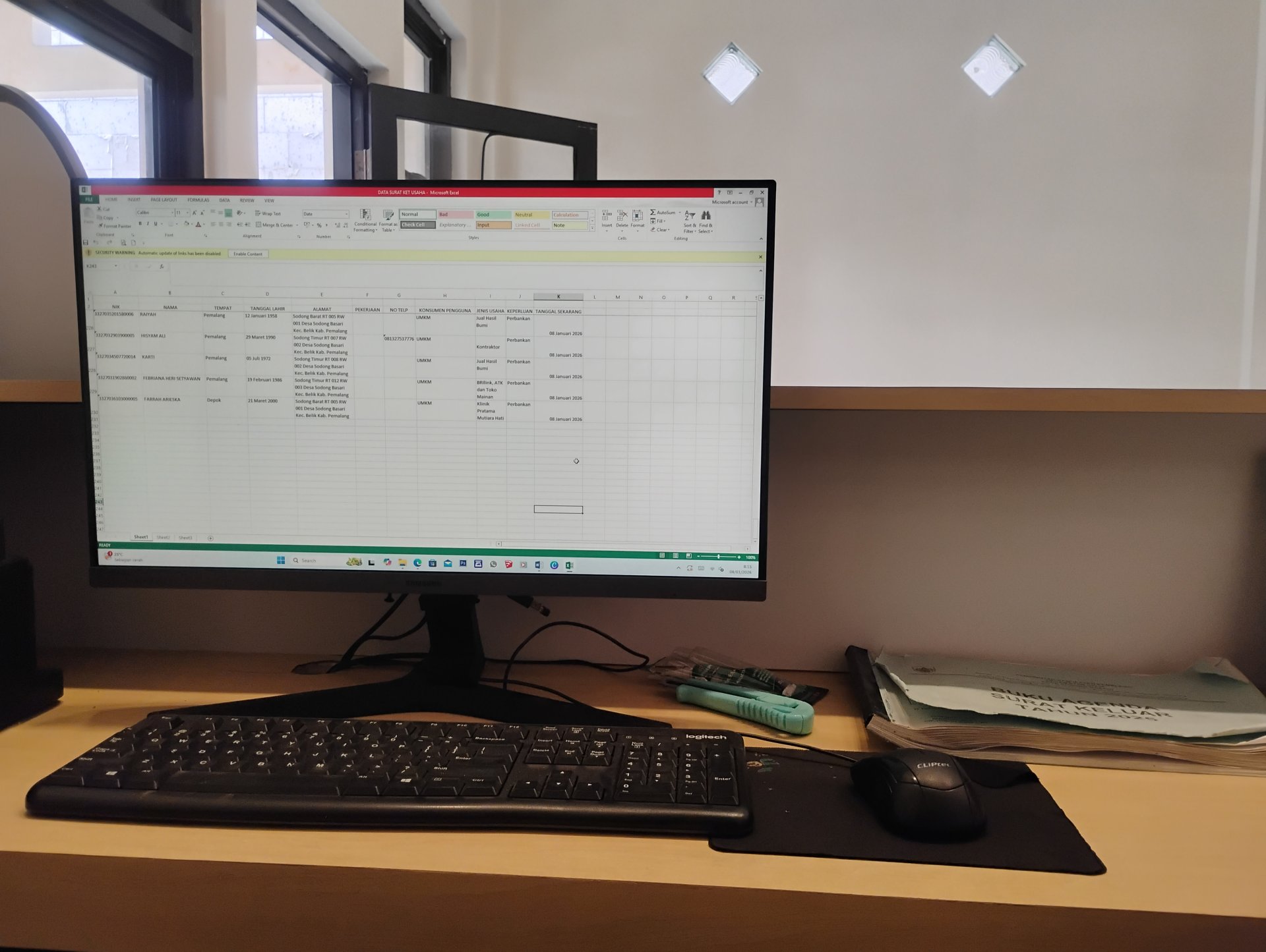 Hari Ke-2 (Piket Balai Desa)