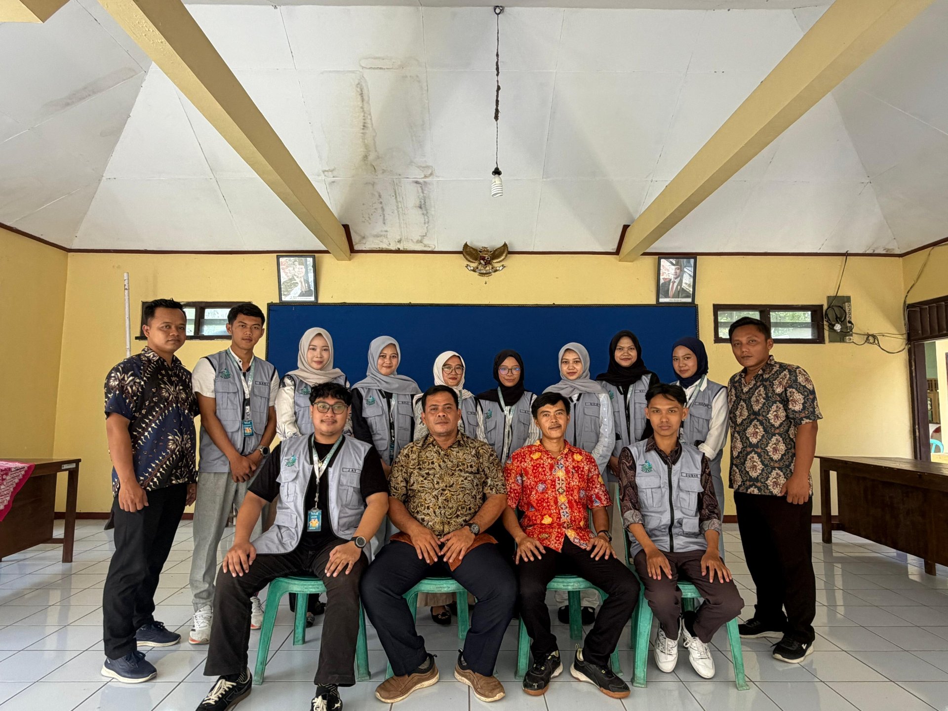 Penerimaan mahasiswa kkn di desa Jatimulyo