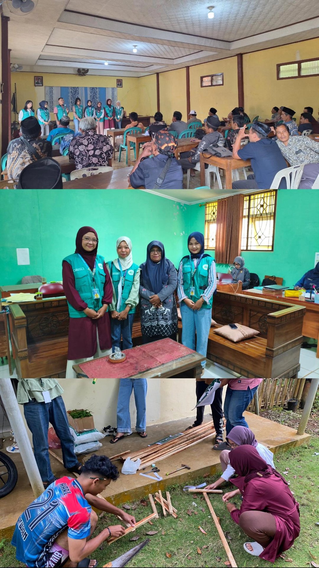 (Day 2) Pemaparan Proker KKN ke Petugas Desa dan Melaksanakan Kegiatan Administratif serta Pembuatan Rambu