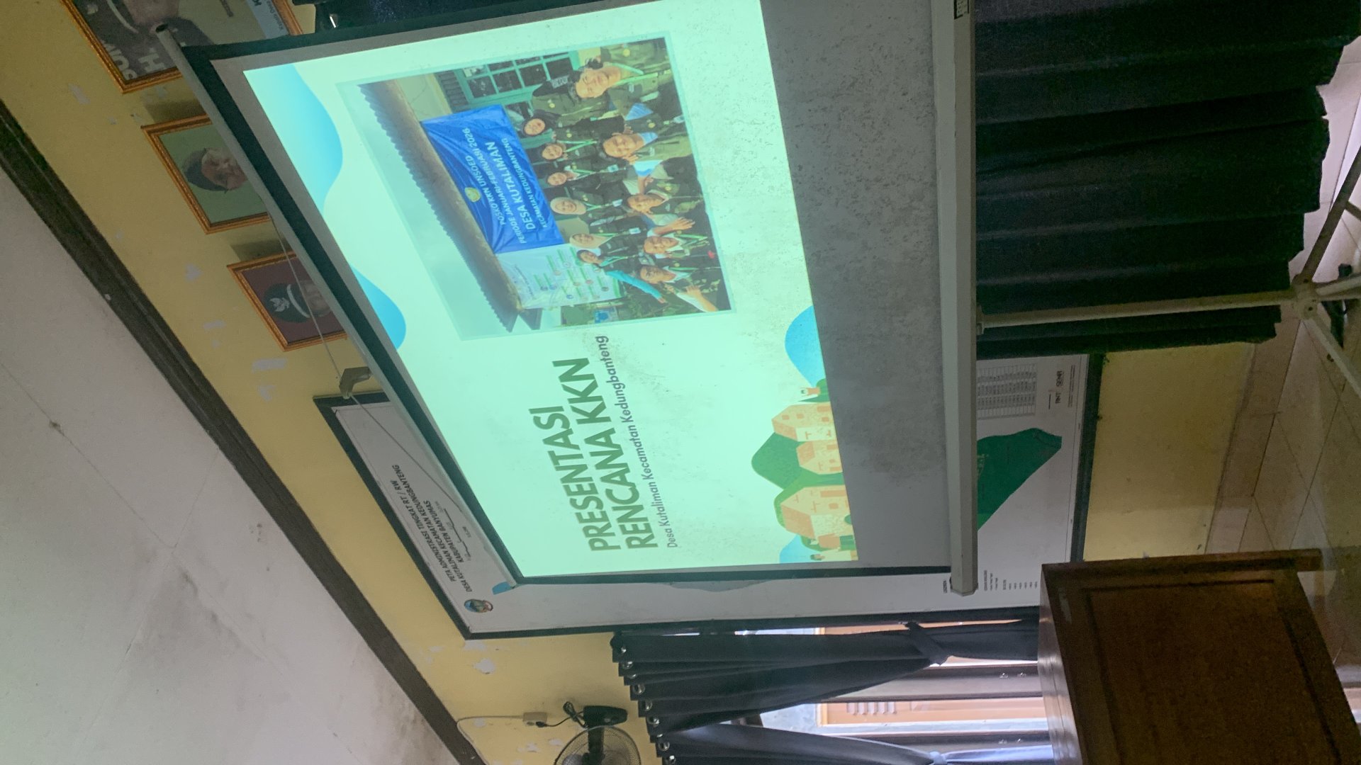 Presentasi Program Kerja KKN di Balai Desa