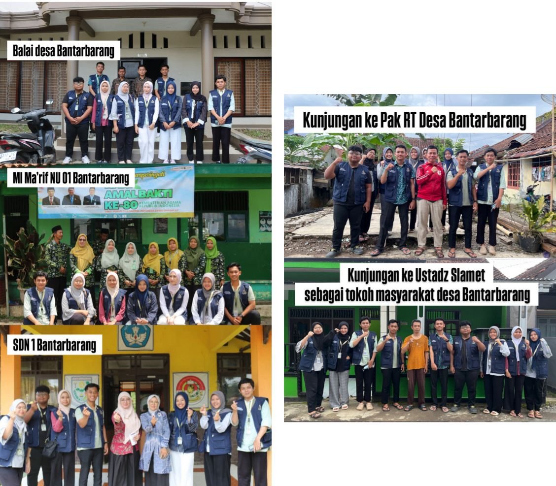 Pemaparan Proker di Balai Desa, Kunjungan ke MI dan SD, serta Silaturahmi Ketua RT dan Tokoh Masyarakat