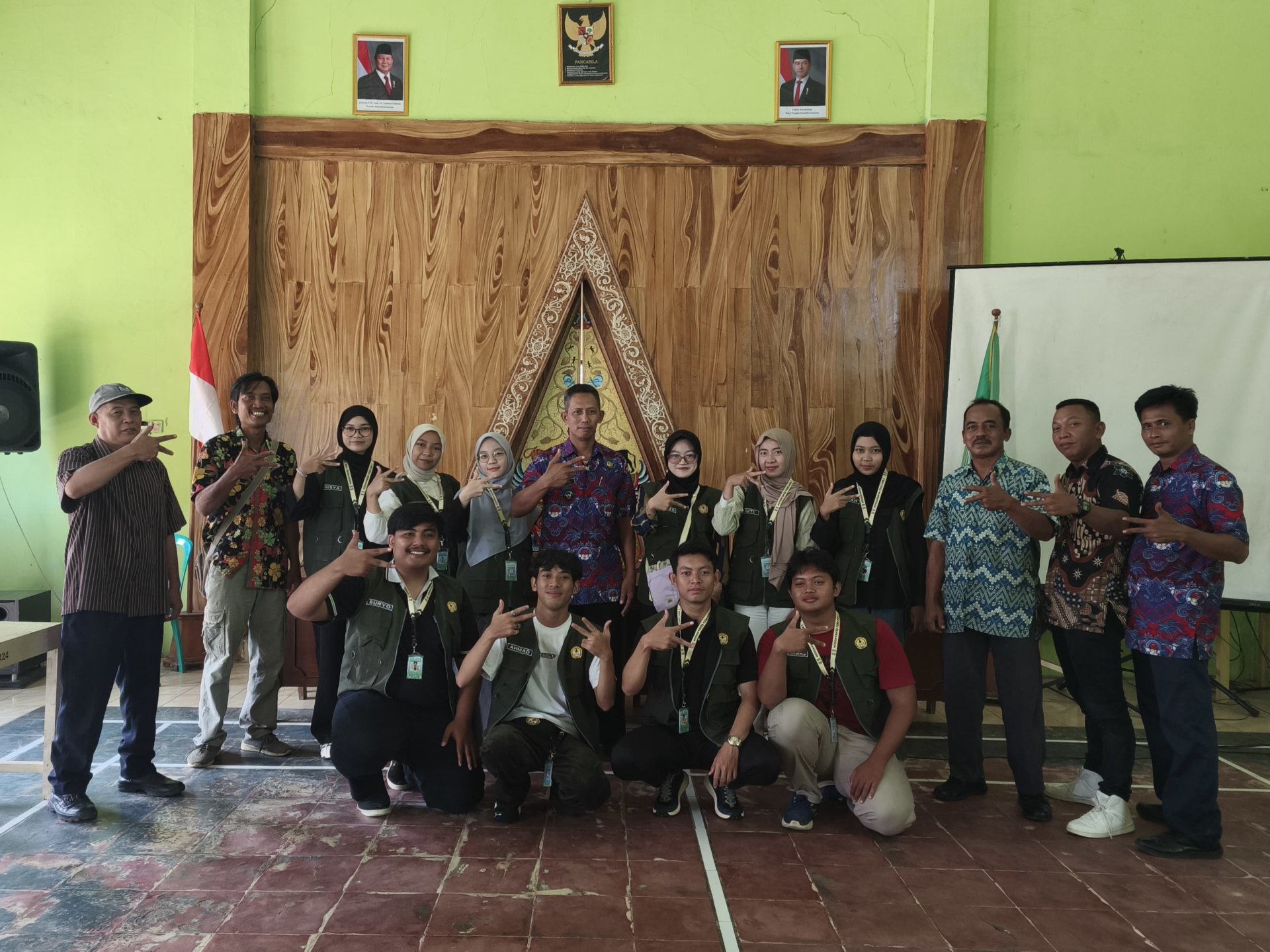 Hari 2.3 (Perkenalan dan penerimaan mahasiswa kkn di desa)