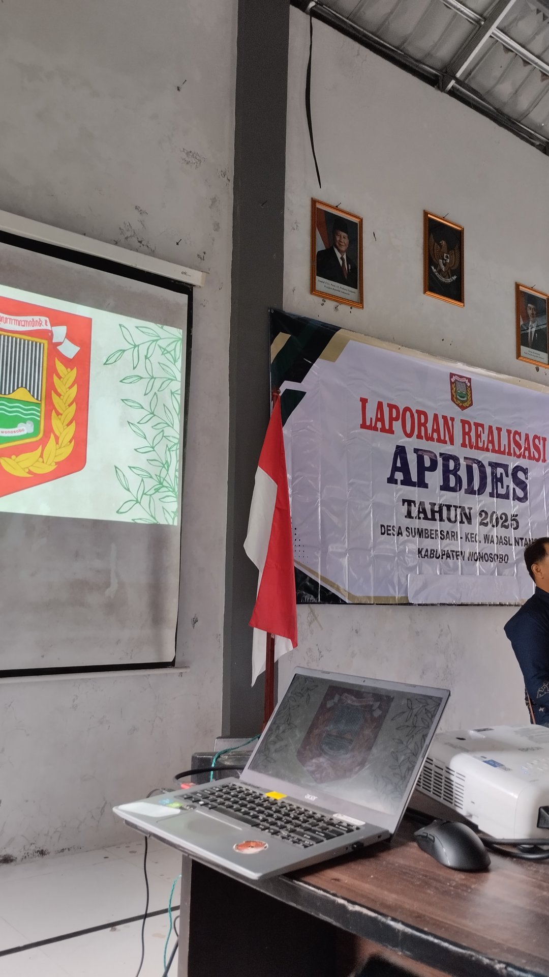 Kegiatan Hari ke-2 (08/01/2026) KKN kelompok 14 di desa Sumbersari, Kec. Wadaslintang, Kab. Wonosobo