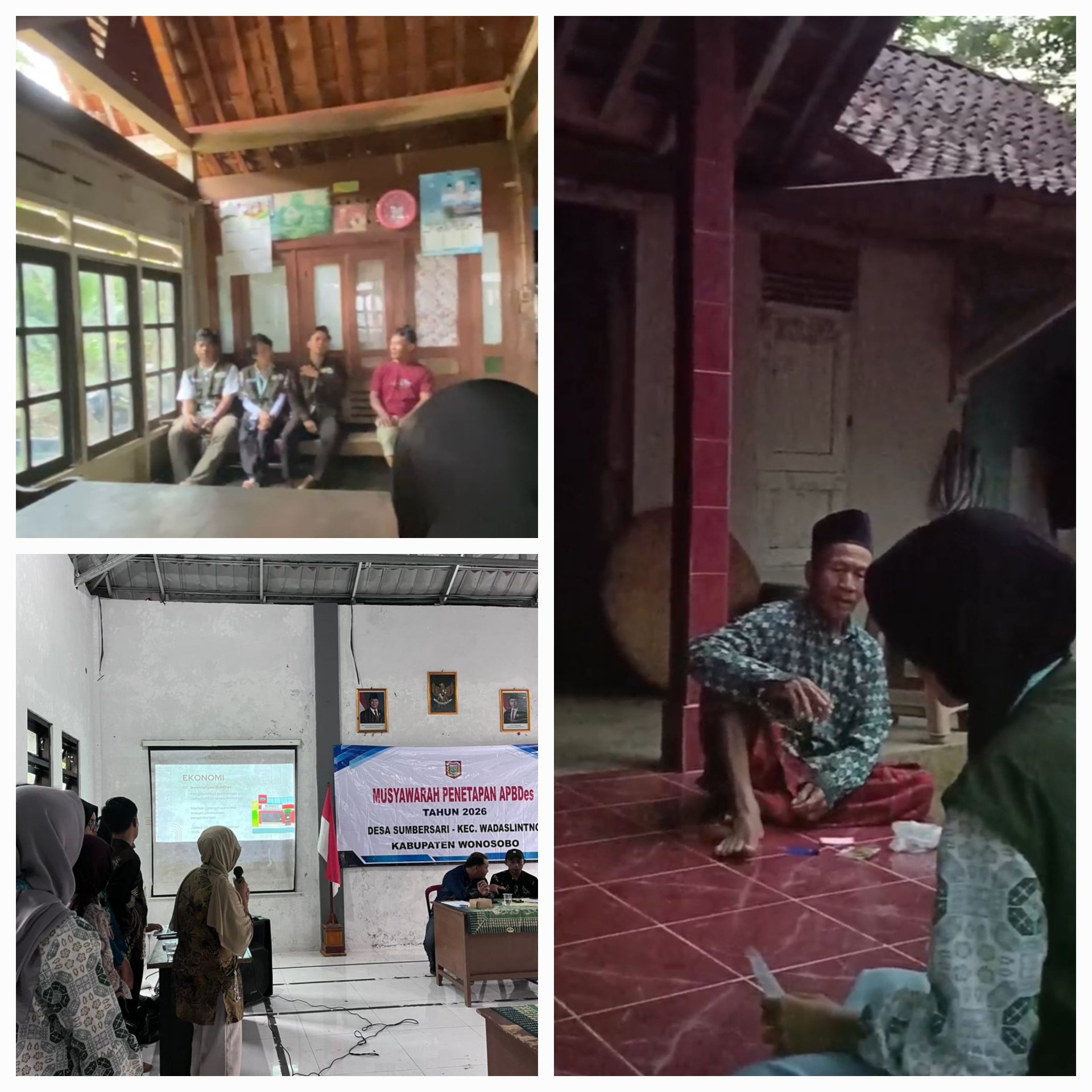 Kegiatan KKN tanggal 8 januari 2026 Desa Sumbersari