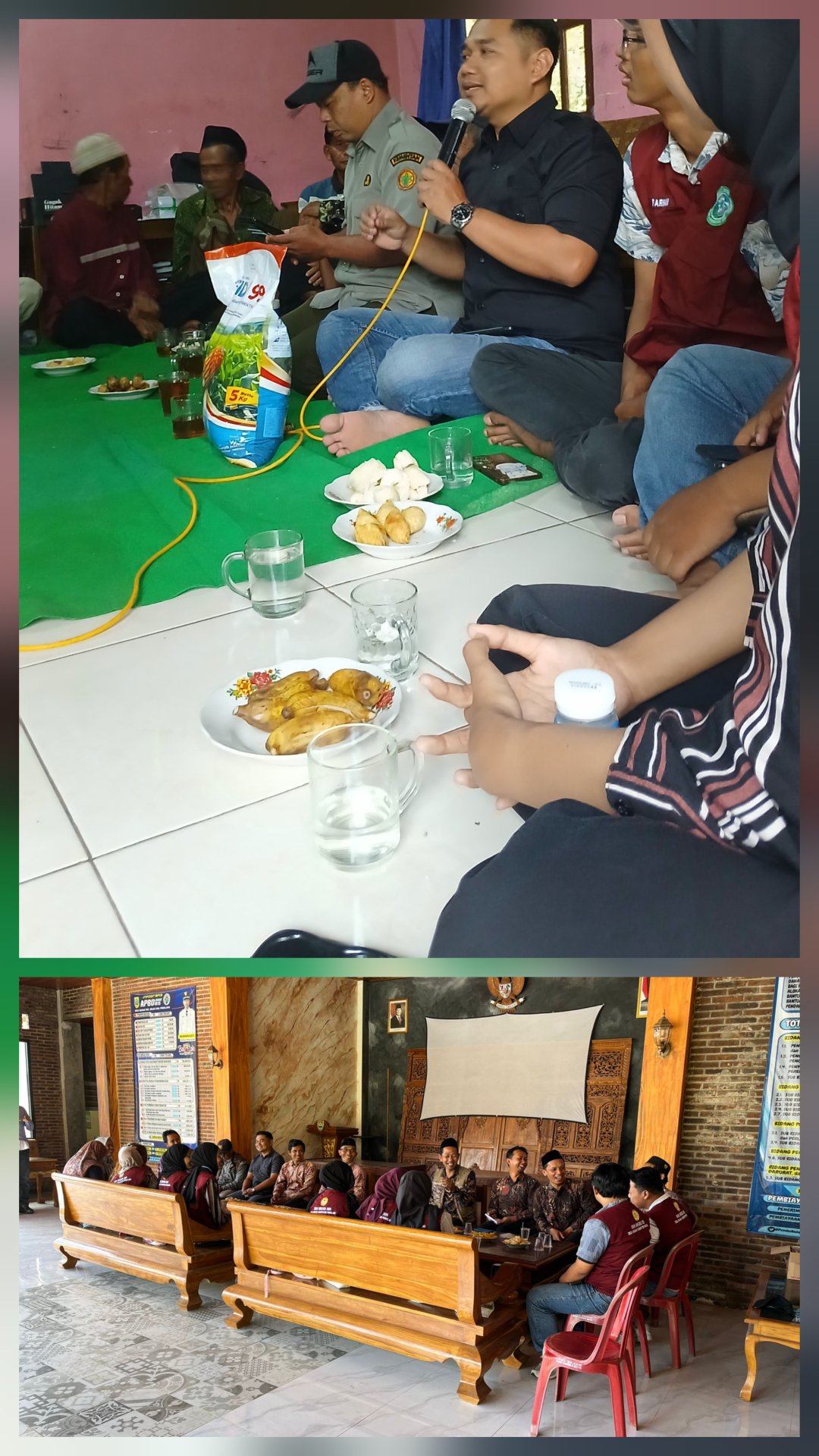 KKN hari kedua koordinasi dengan perangkat desa