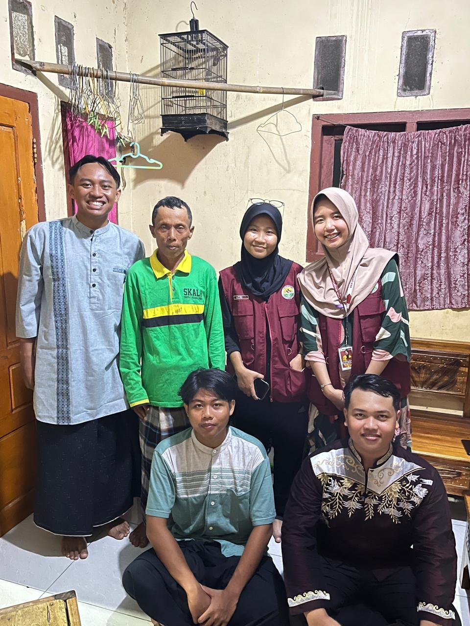 Kunjungan ke ketua kelompok tani dusun 3 Gunungwuled