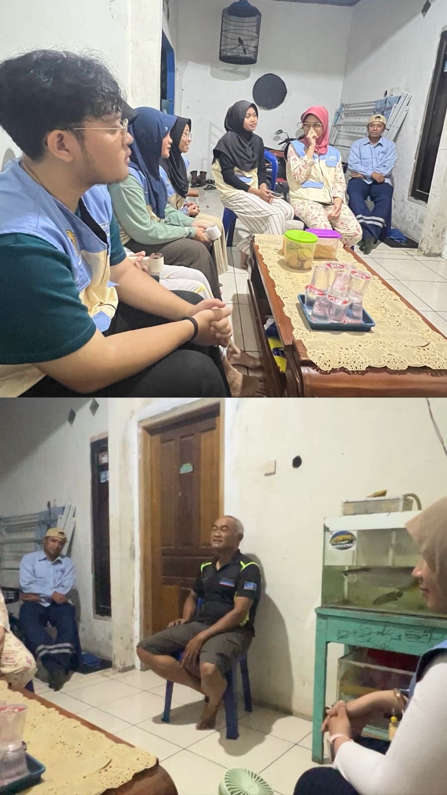 Kunjungan ke Rumah Ketua RW