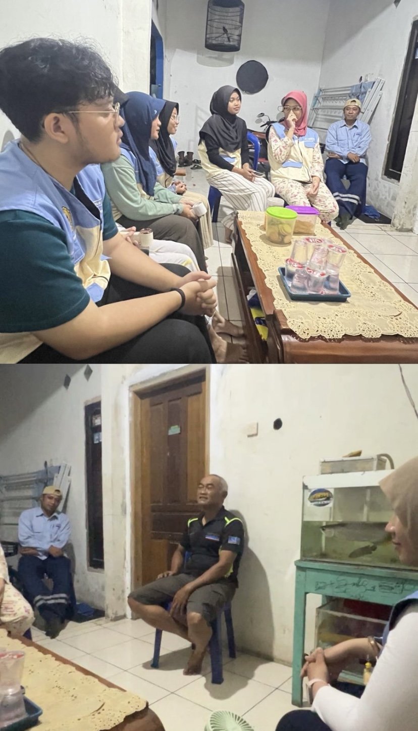 Kunjungan ke Rumah Ketua RW