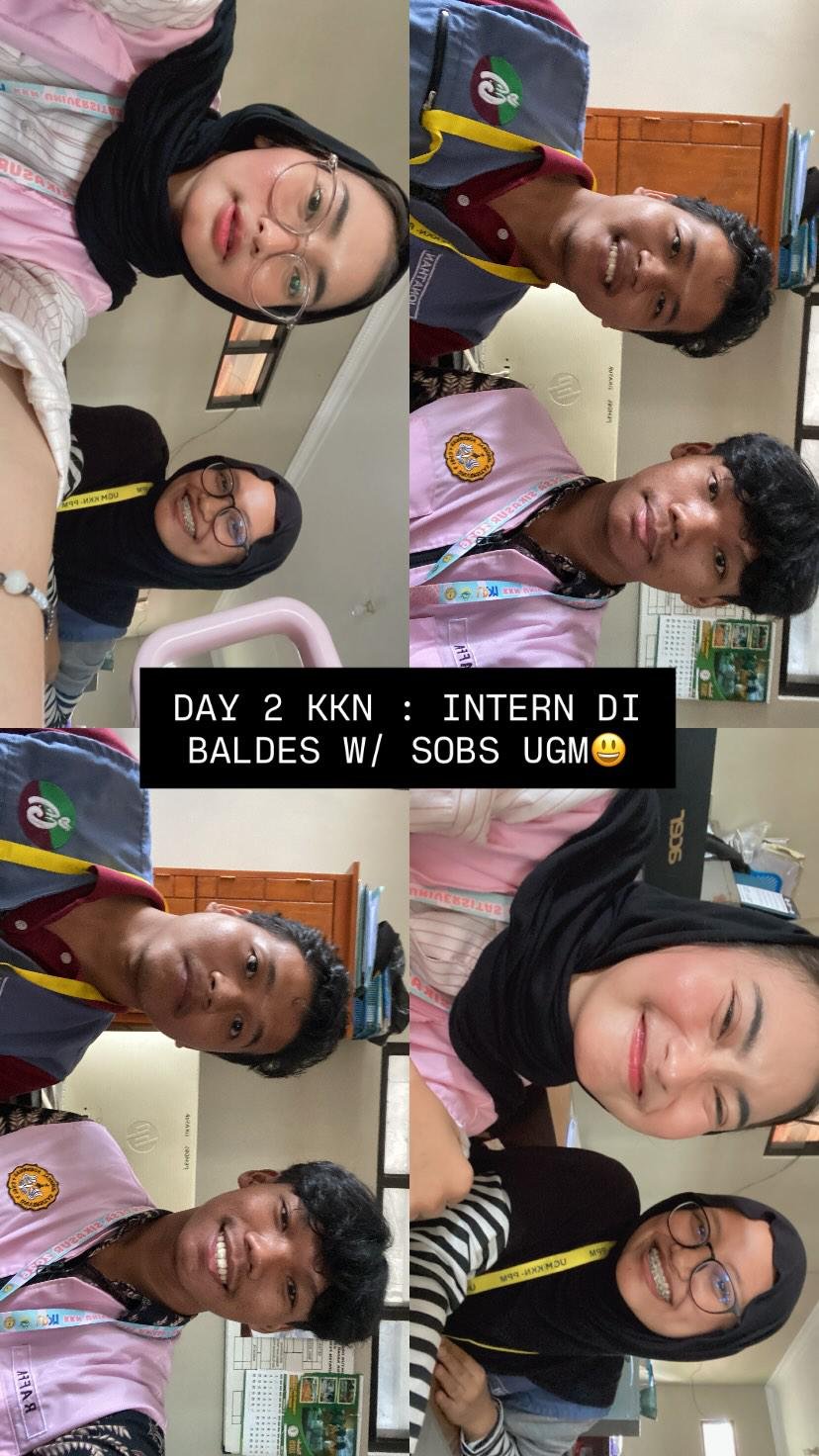 Piket pelayanan pemdes bersama KKN UGM