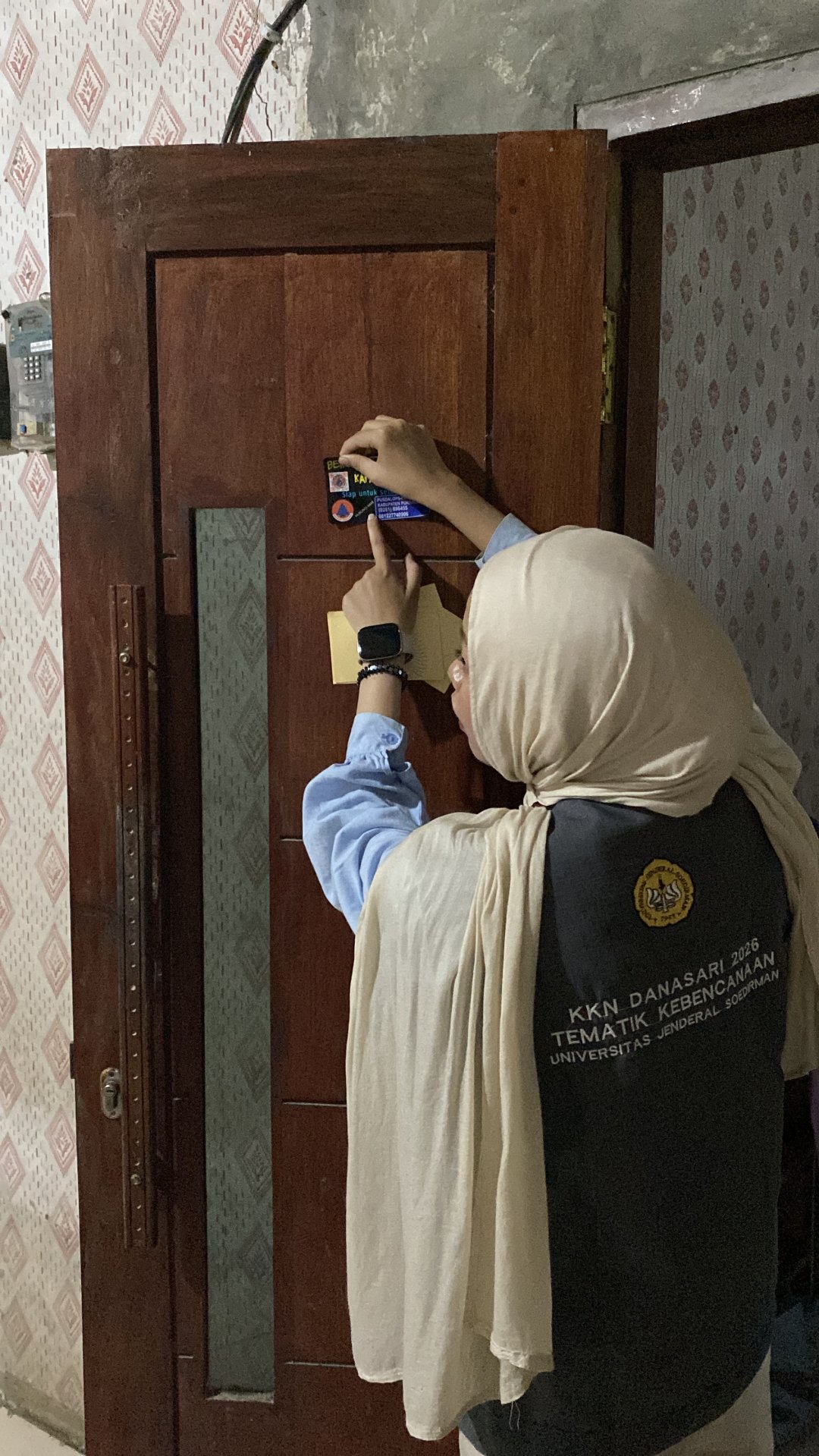 Silaturahmi dan Pemasangan sticker siaga bencana