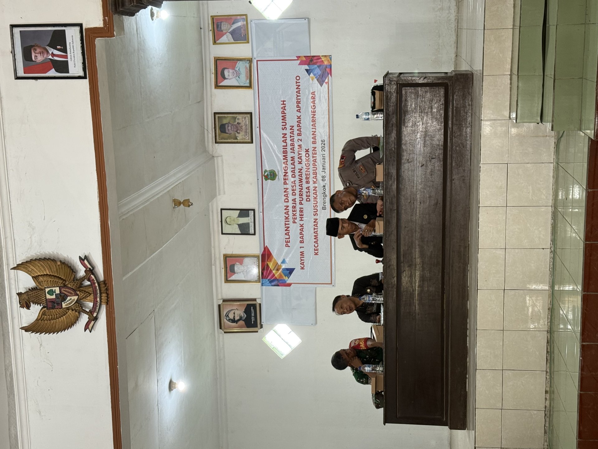 Pelantikan Pekerja Desa Brengkok