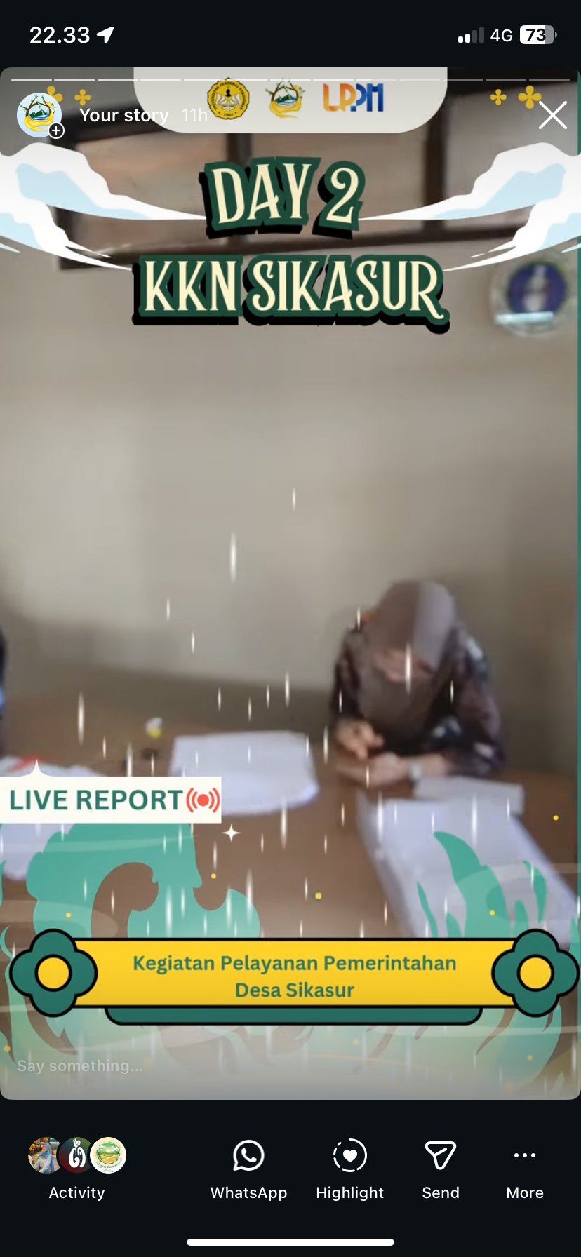 DAY 2 KKN DESA SIKASUR PIKET PELAYANAN DESA