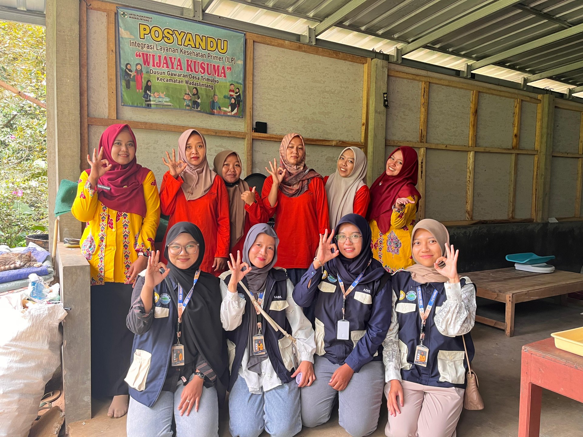 Kegiatan Posyandu di Desa Trimulyo