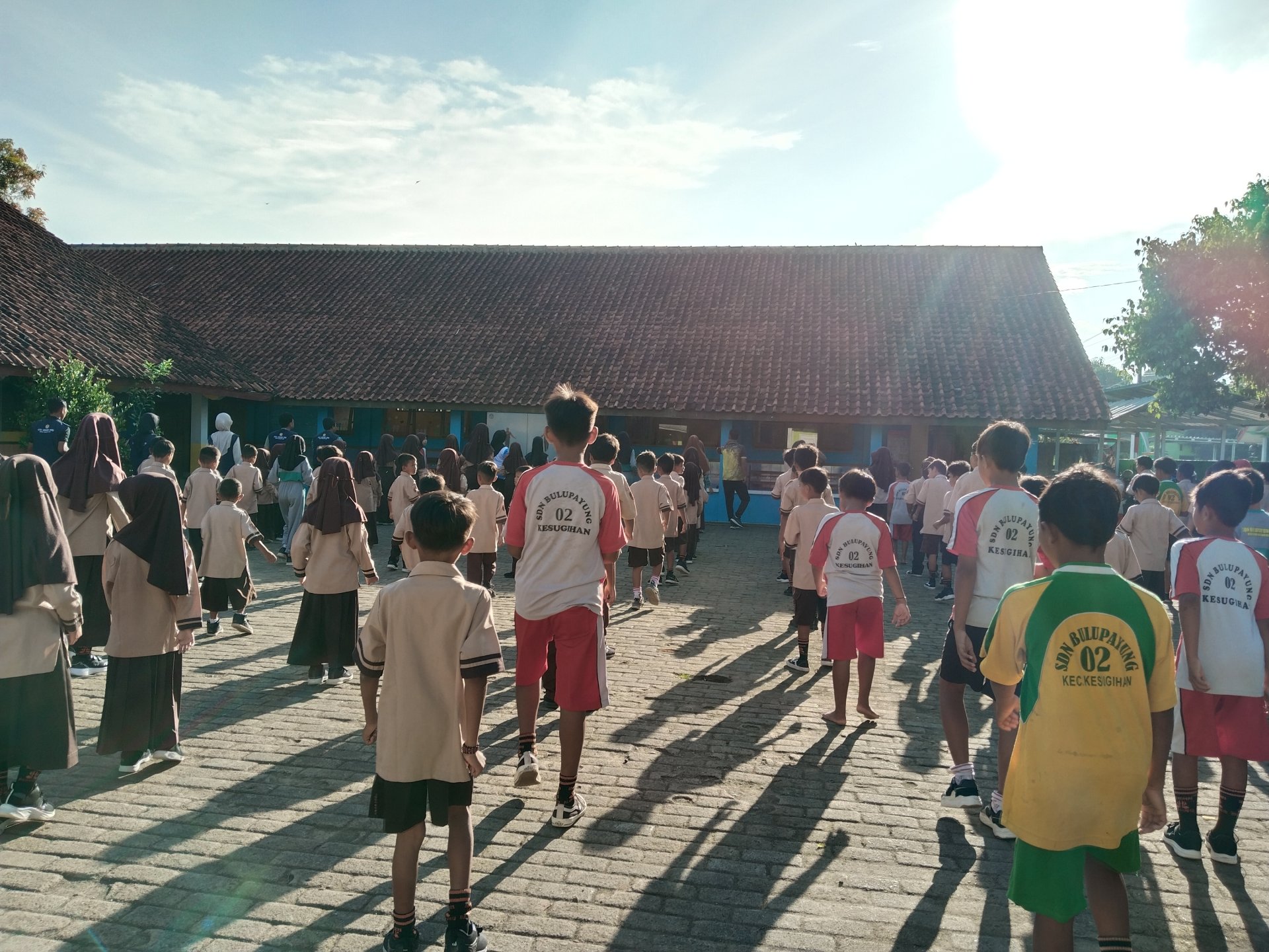 Senam pagi SD n 2 bulupayung