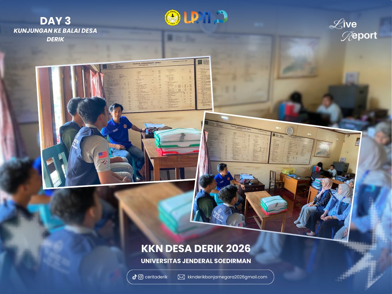 Day 3 – Kunjungan ke Balai Desa Derik