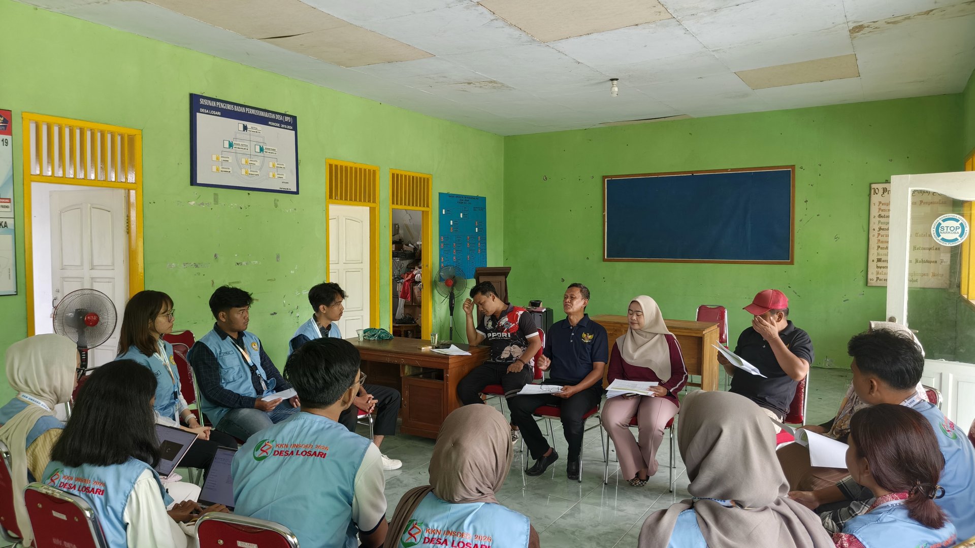 Pemaparan Program Kerja KKN kepada Perangkat Desa