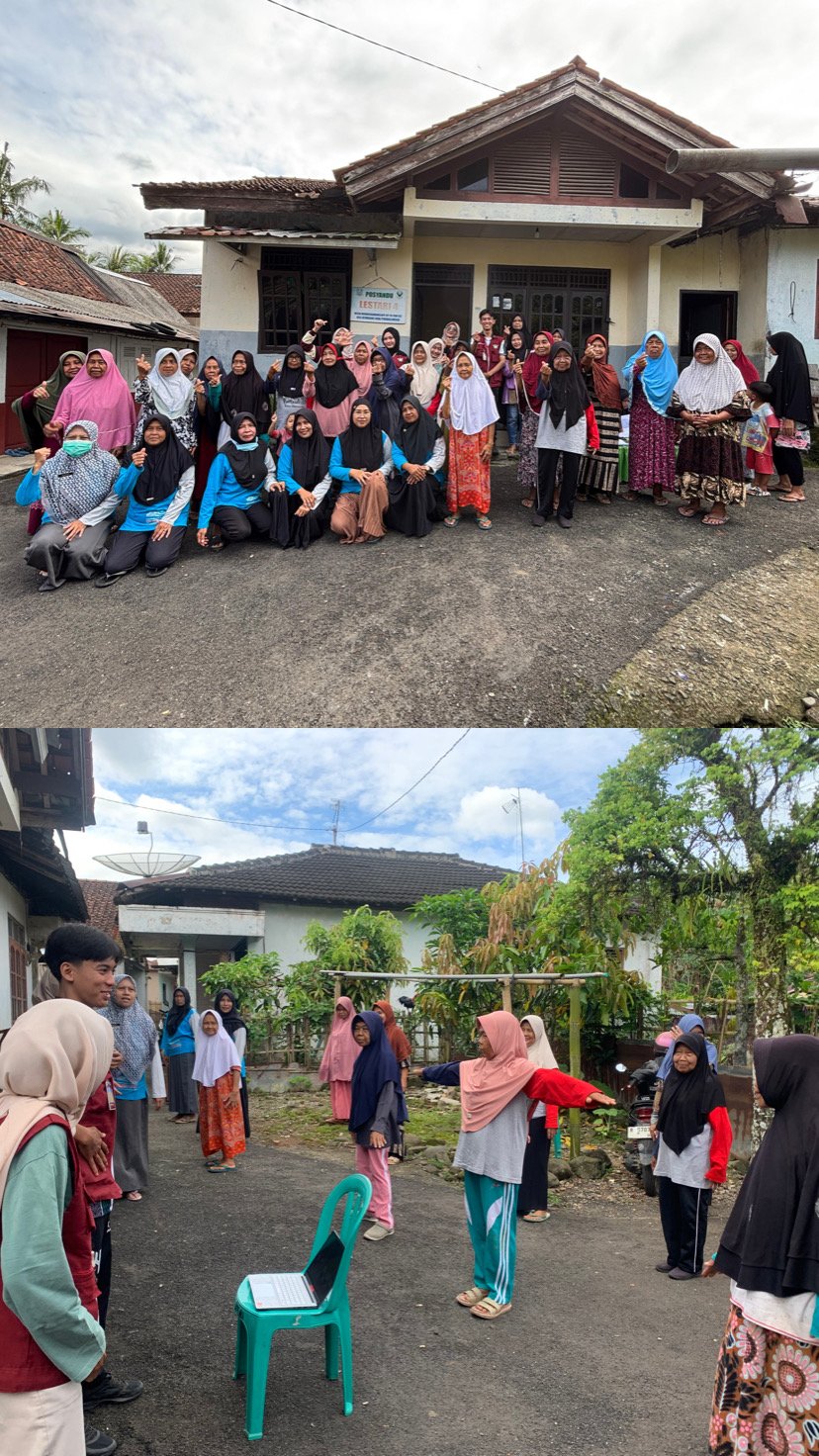 Senam di Dusun 3 Posyandu 4 Desa Bodas