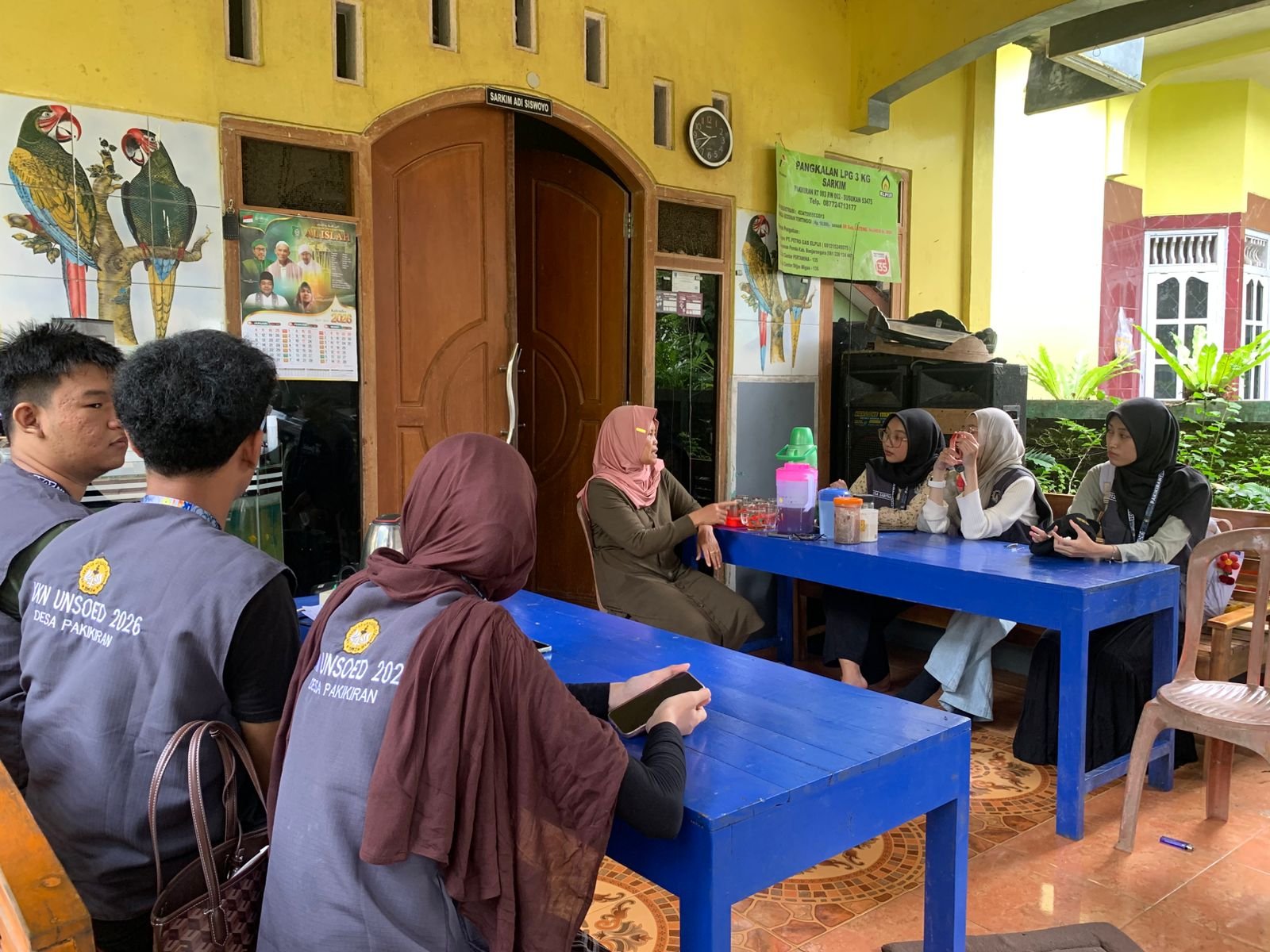 Persiapan Program Kerja dan Observasi Potensi Desa oleh Mahasiswa KKN UNSOED di Desa Pakikiran, Kecamatan Susukan, Kabupaten Banjarnegara